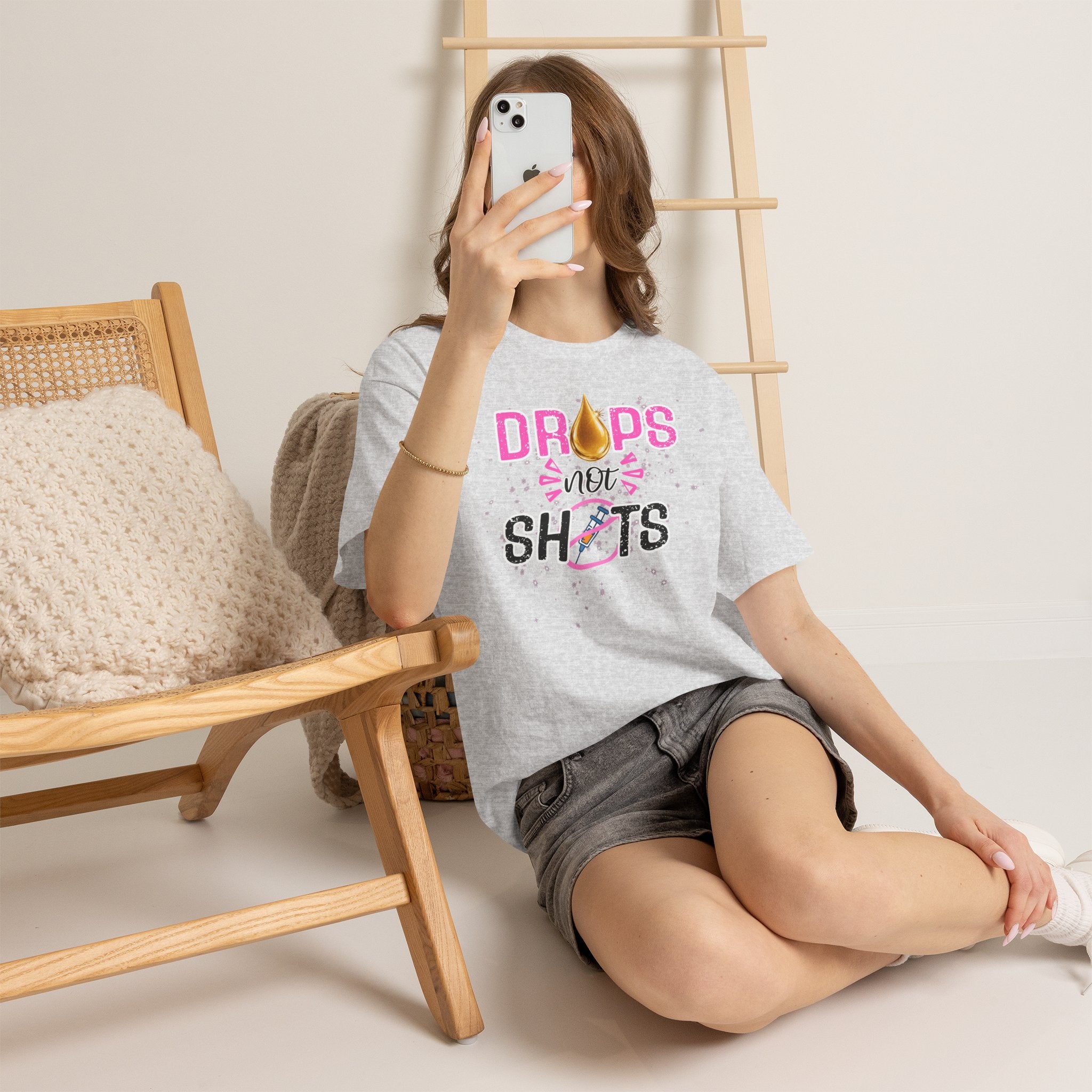 Drops not Shots Graphic Tee