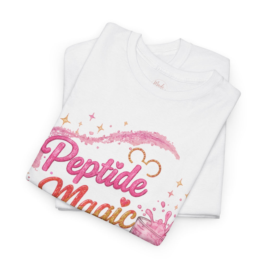 Peptide Magic Tee - Pink Milkshake Aesthetic Graphic T-Shirt