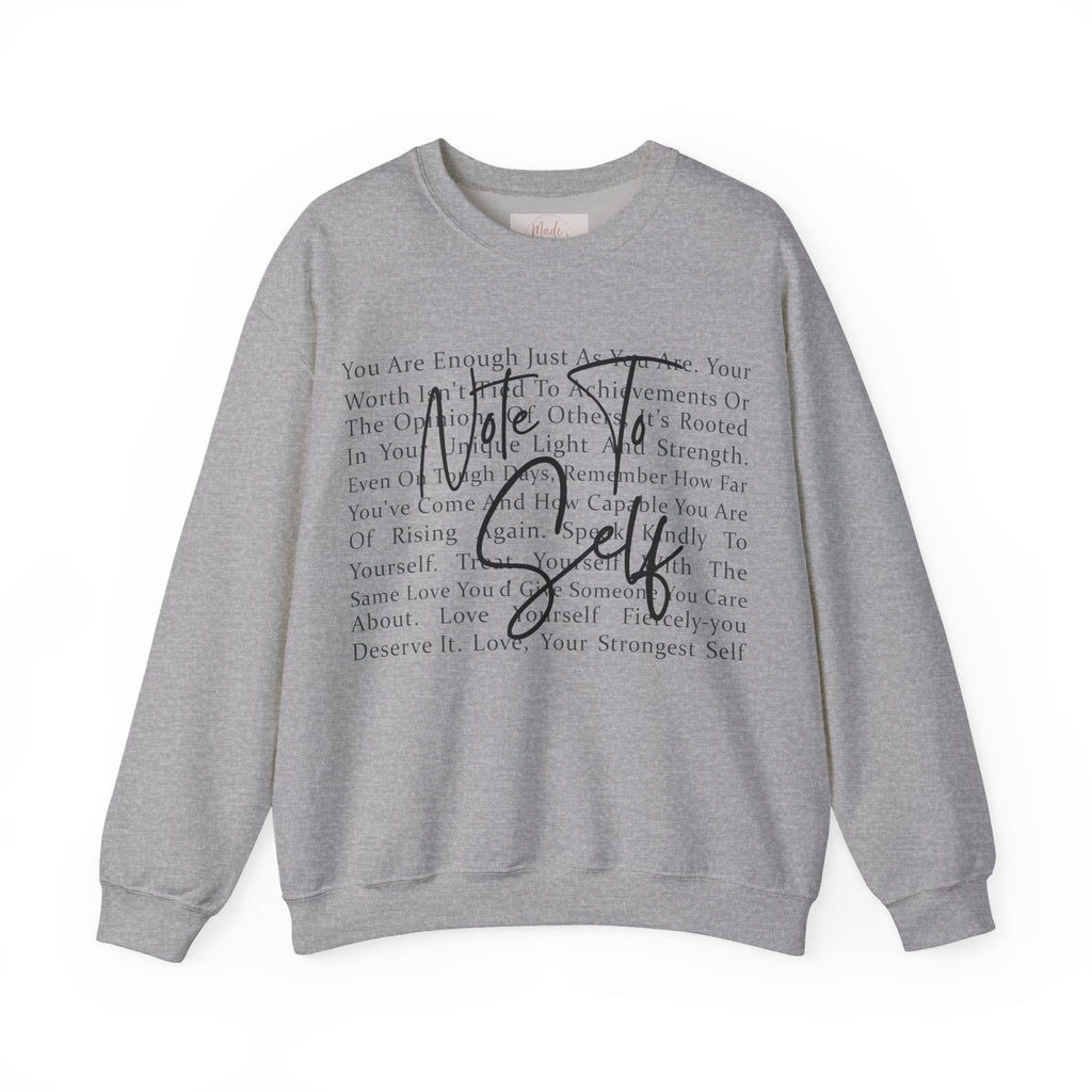 You Are Enough Crewneck Sweatshirt – Inspirational Self-Love Pullover