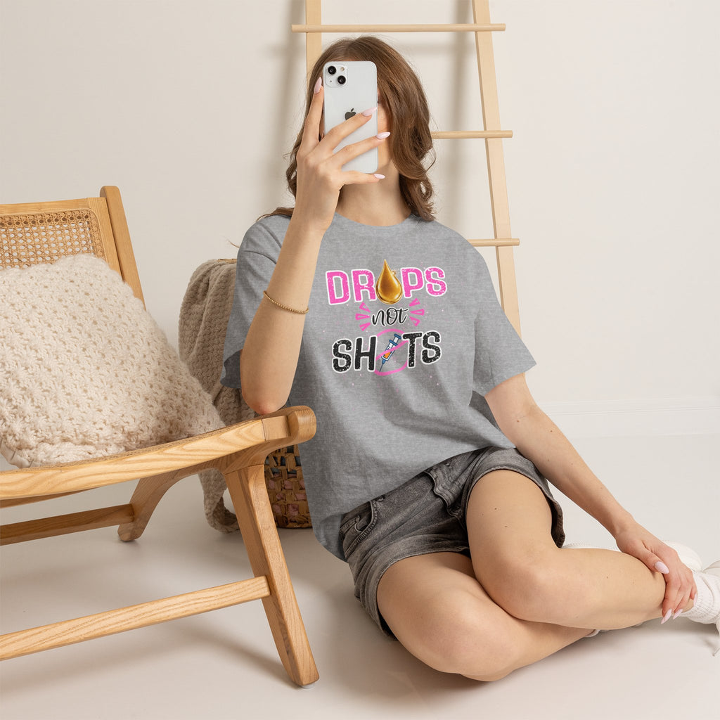 Drops not Shots Graphic Tee