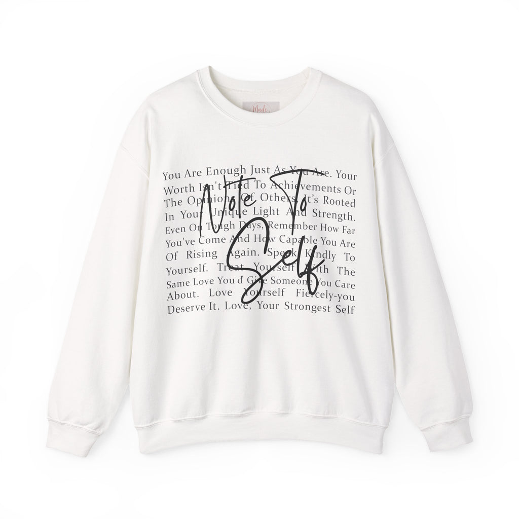 You Are Enough Crewneck Sweatshirt – Inspirational Self-Love Pullover