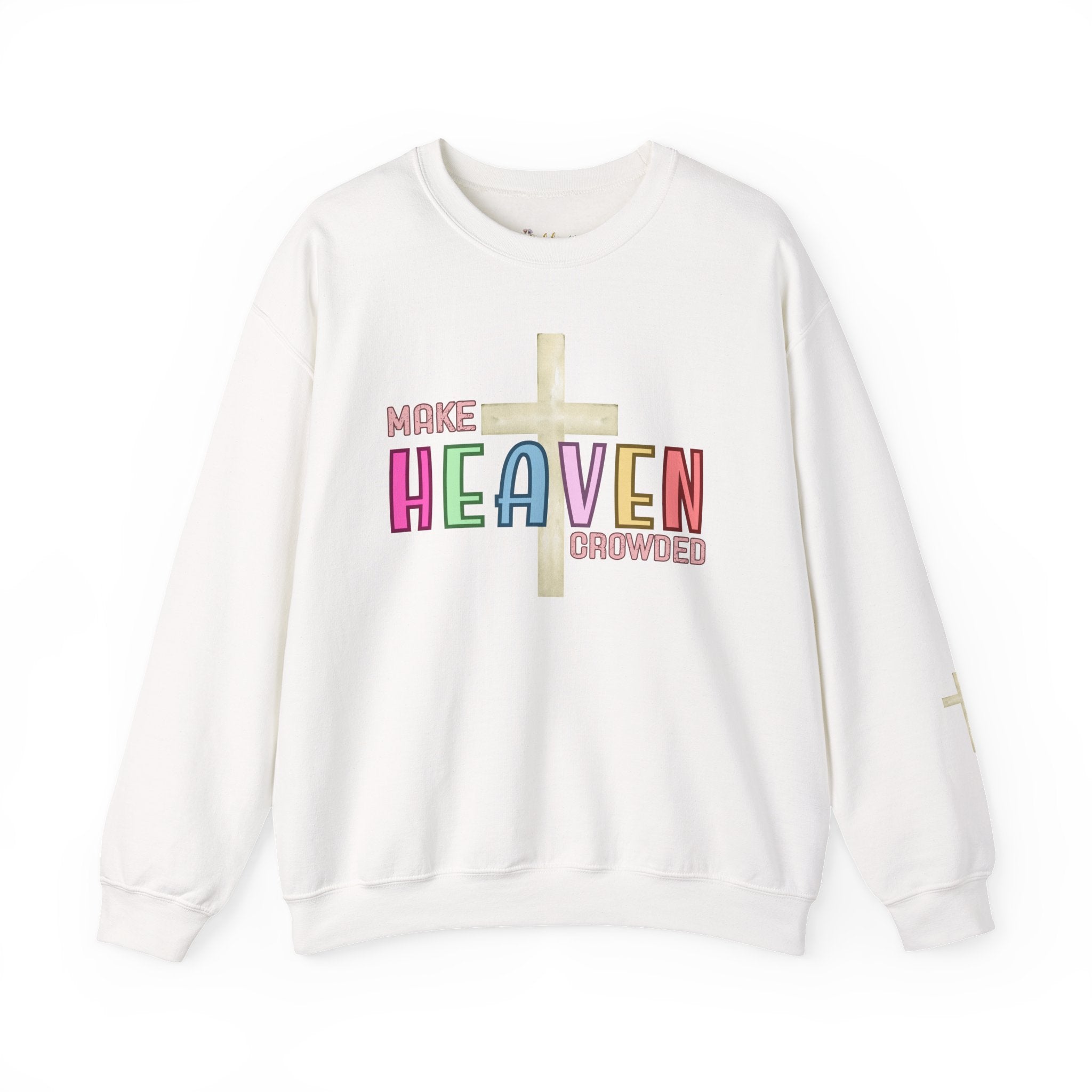 Make Heaven Crowded Crewneck Sweatshirt | Faith-Based Gift, Unisex Religious Apparel, Cozy Christian Wear, Spiritual Sweatshirt, [...]
