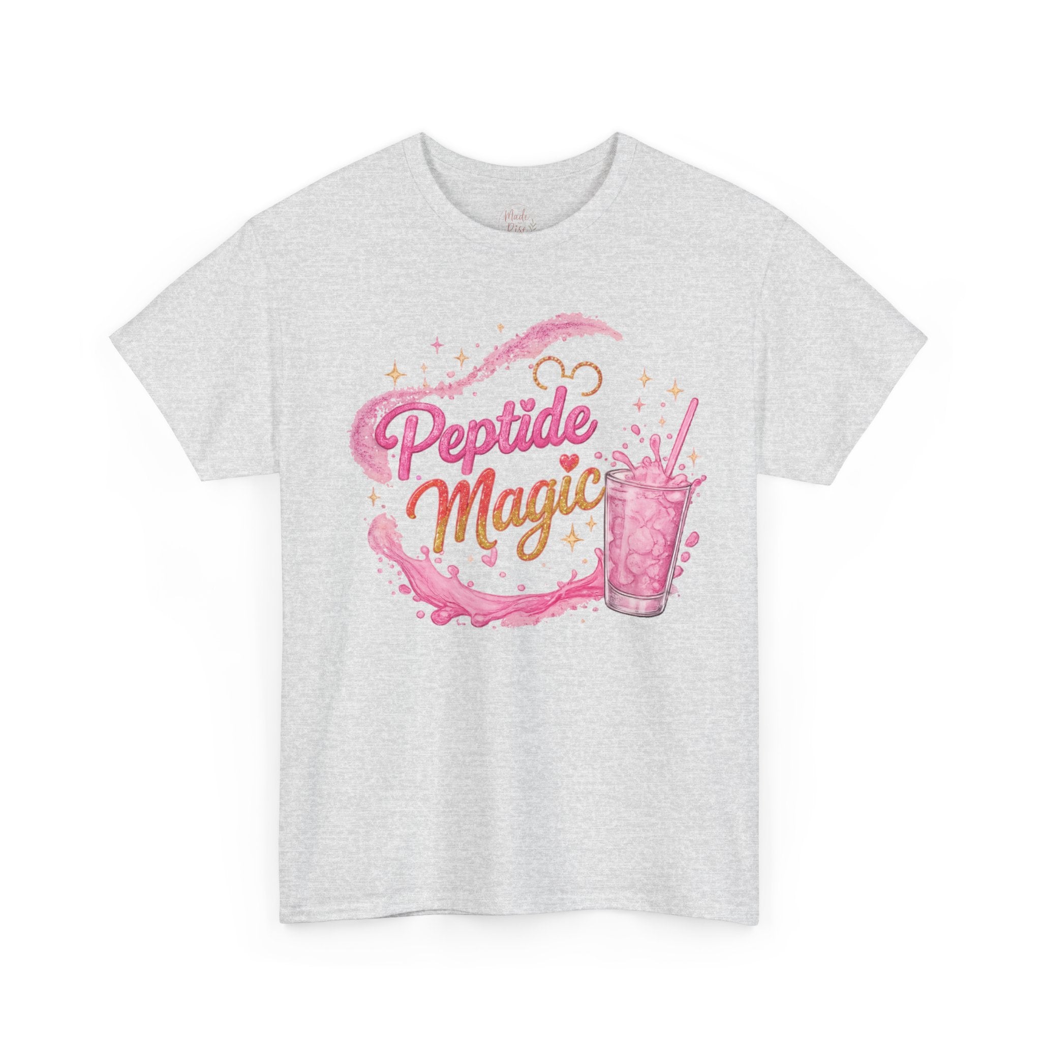 Peptide Magic Tee - Pink Milkshake Aesthetic Graphic T-Shirt