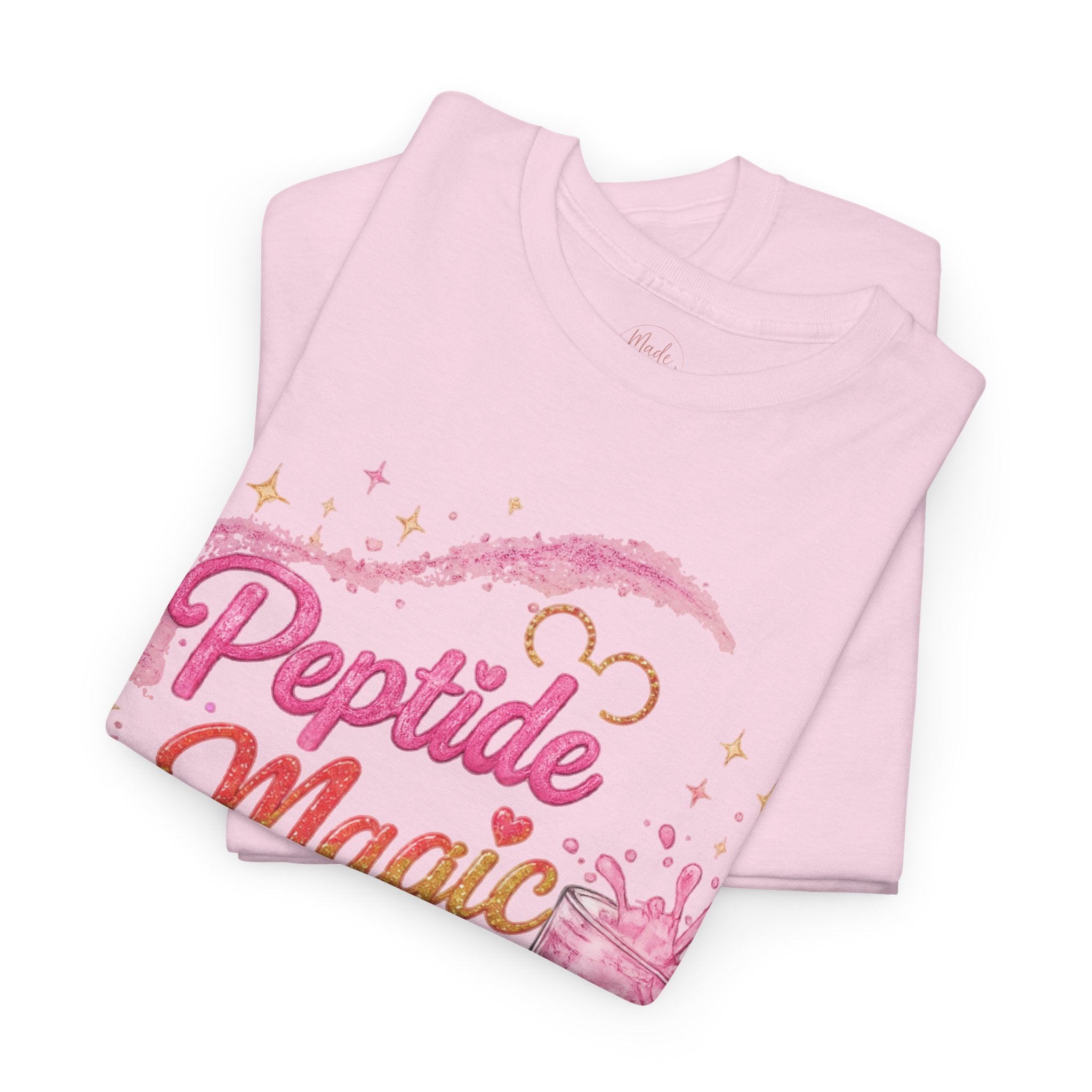 Peptide Magic Tee - Pink Milkshake Aesthetic Graphic T-Shirt