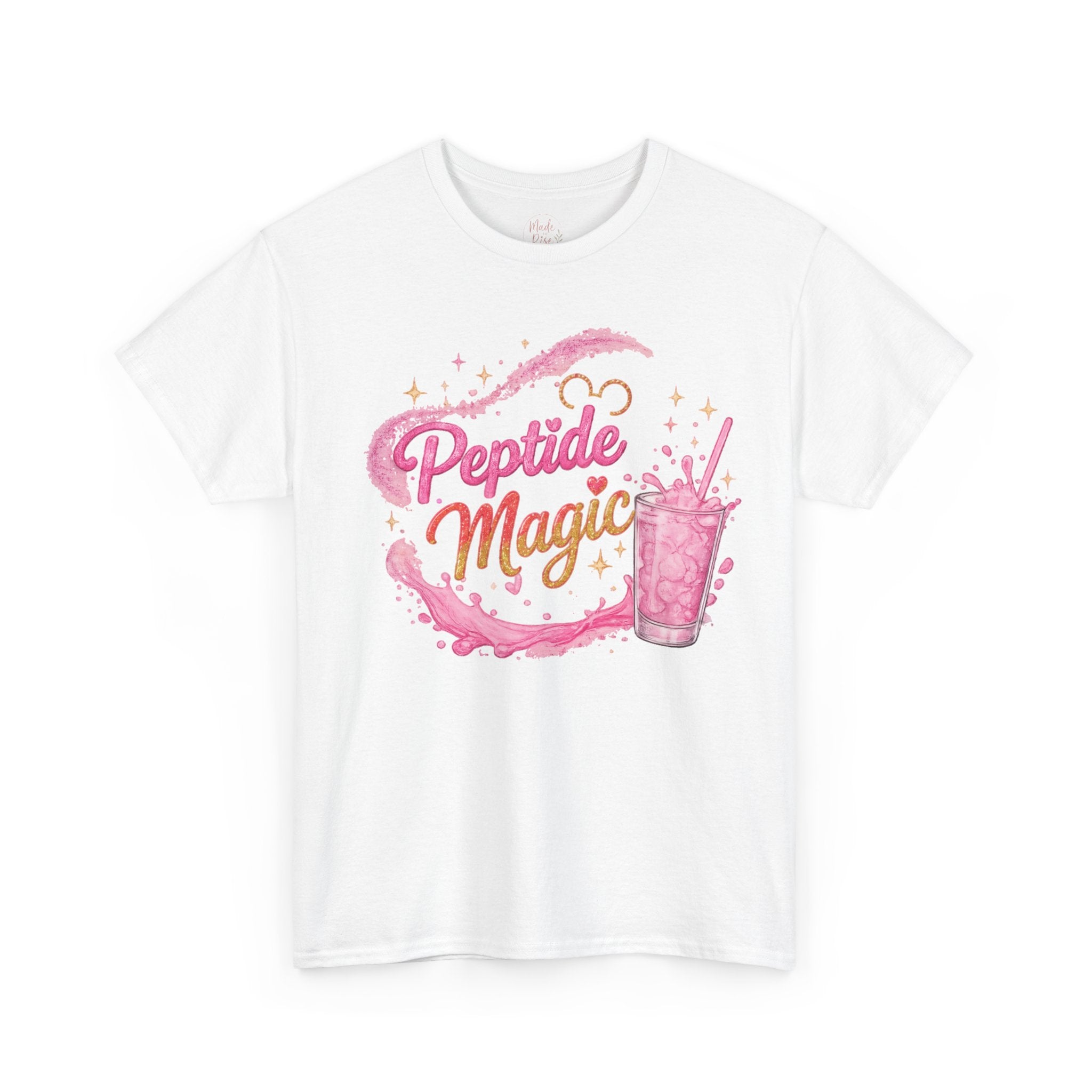 Peptide Magic Tee - Pink Milkshake Aesthetic Graphic T-Shirt