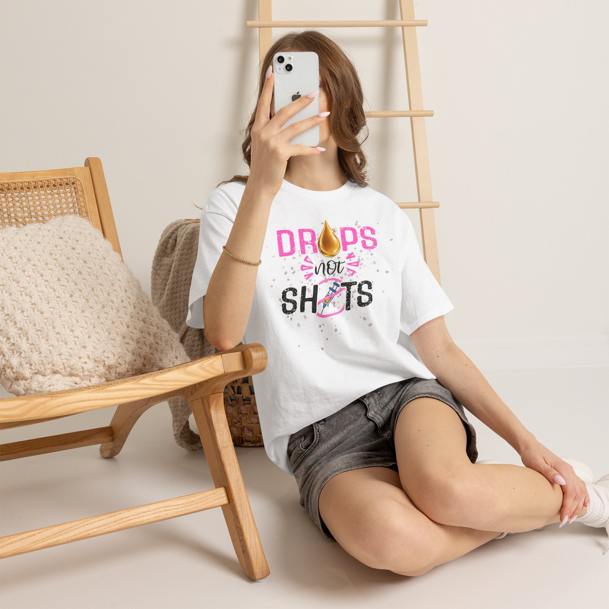 Drops not Shots Graphic Tee
