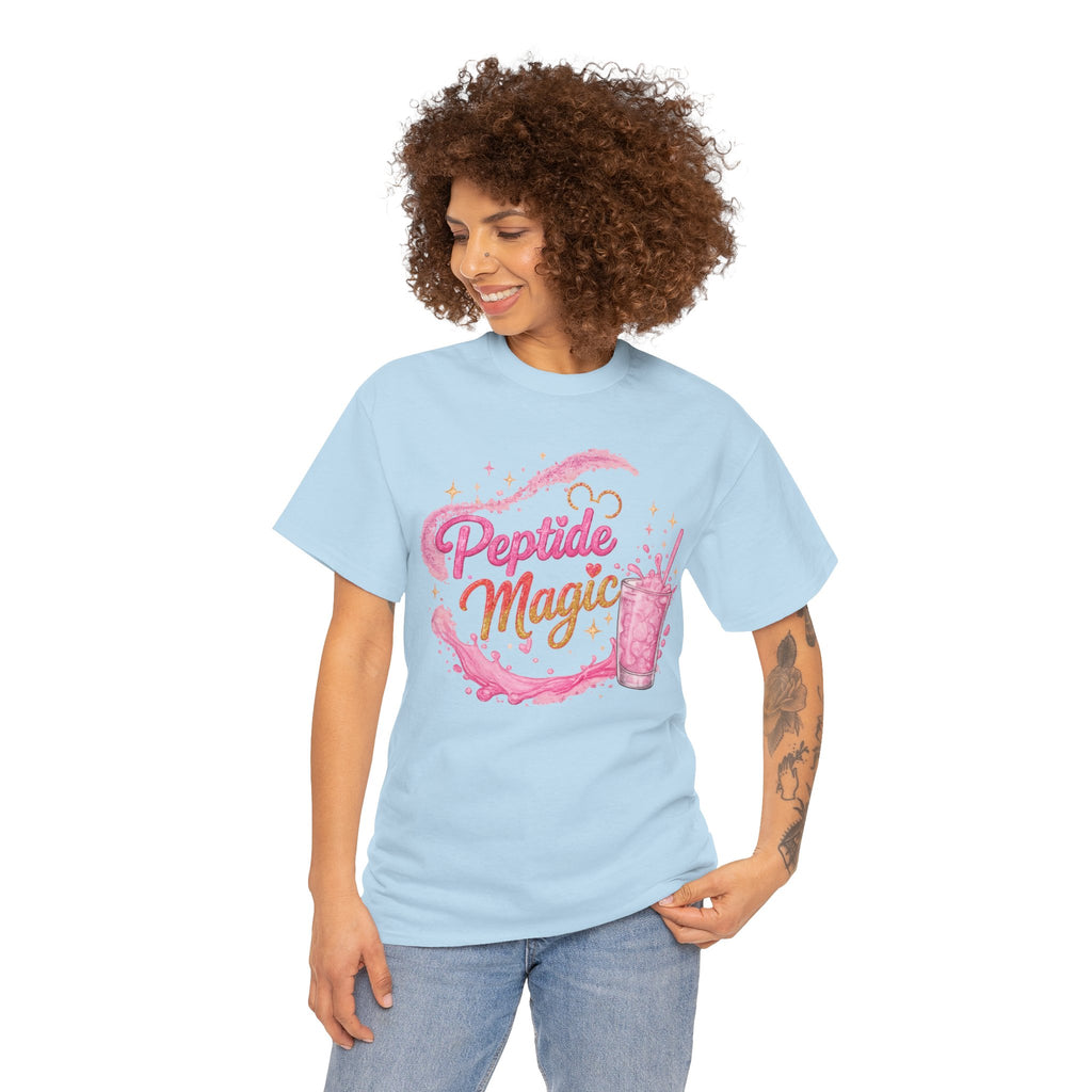 Peptide Magic Tee - Pink Milkshake Aesthetic Graphic T-Shirt