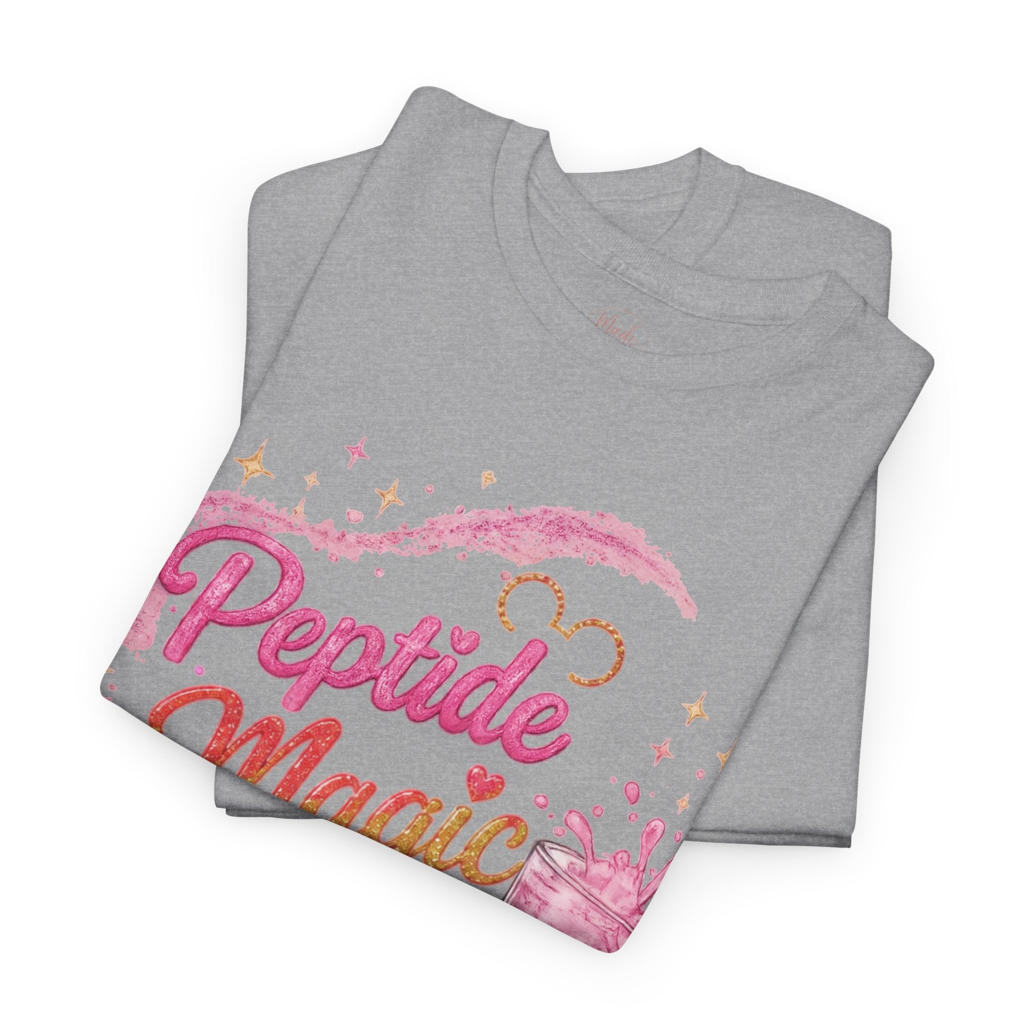Peptide Magic Tee - Pink Milkshake Aesthetic Graphic T-Shirt