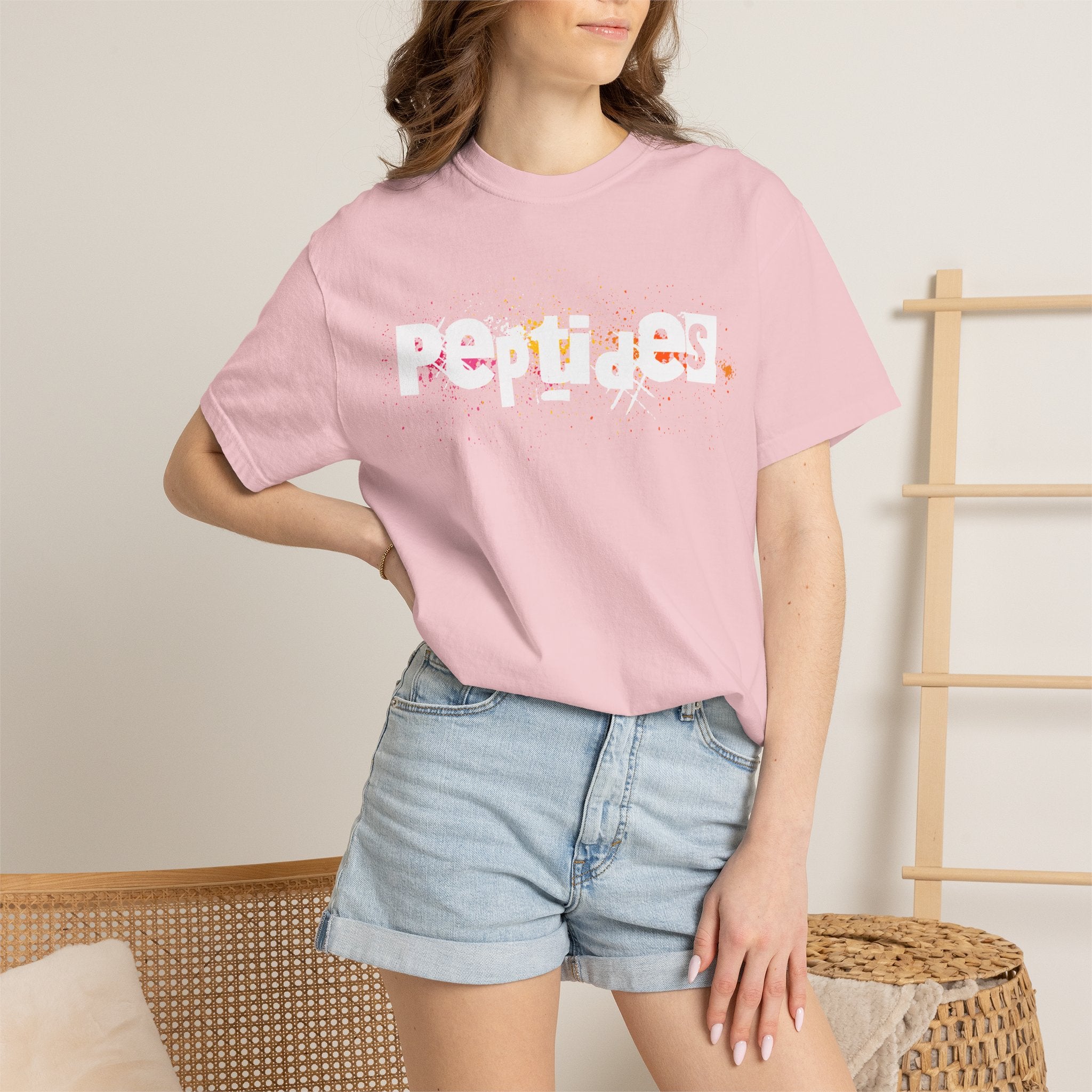 Peptides Shirt-Paint Splatter