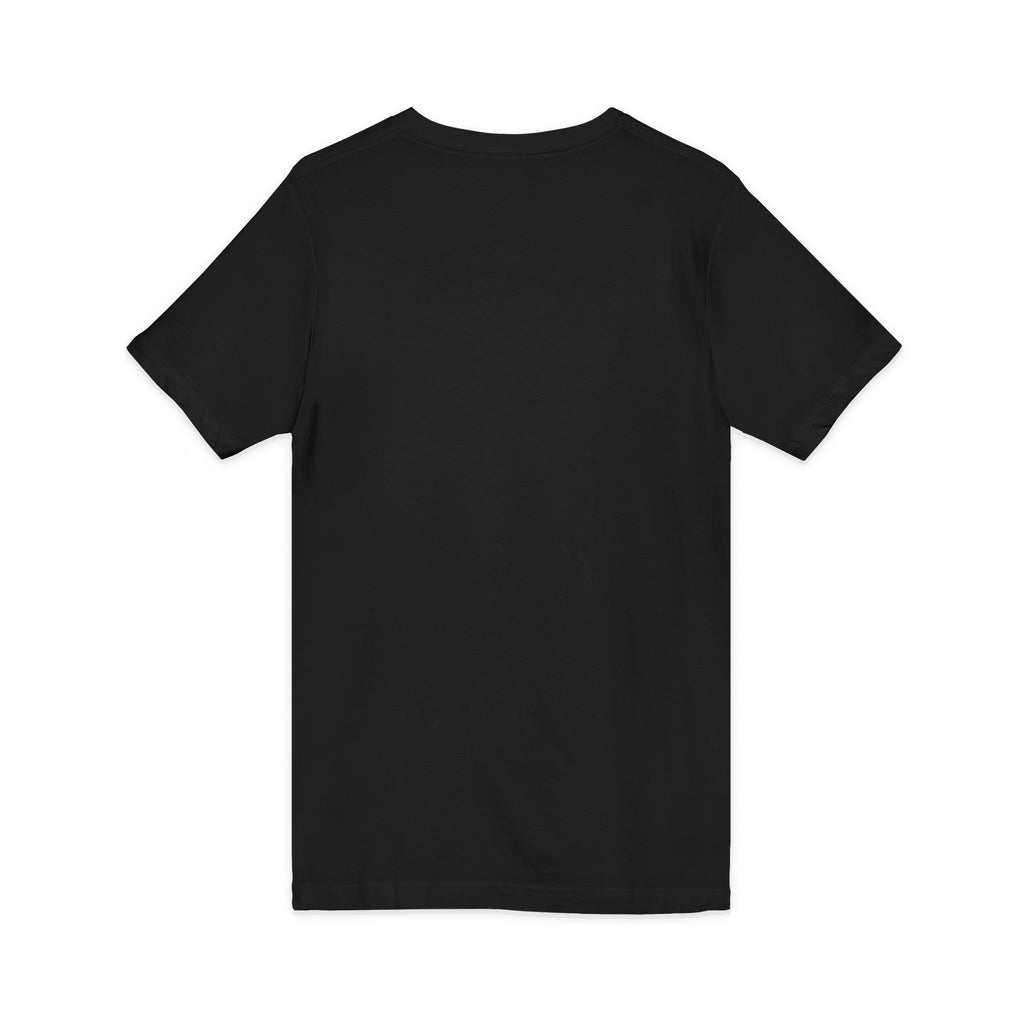 Pumpkin Spice and Peptides V-Neck Tee — Fall Skincare & Coffee Lover Shirt