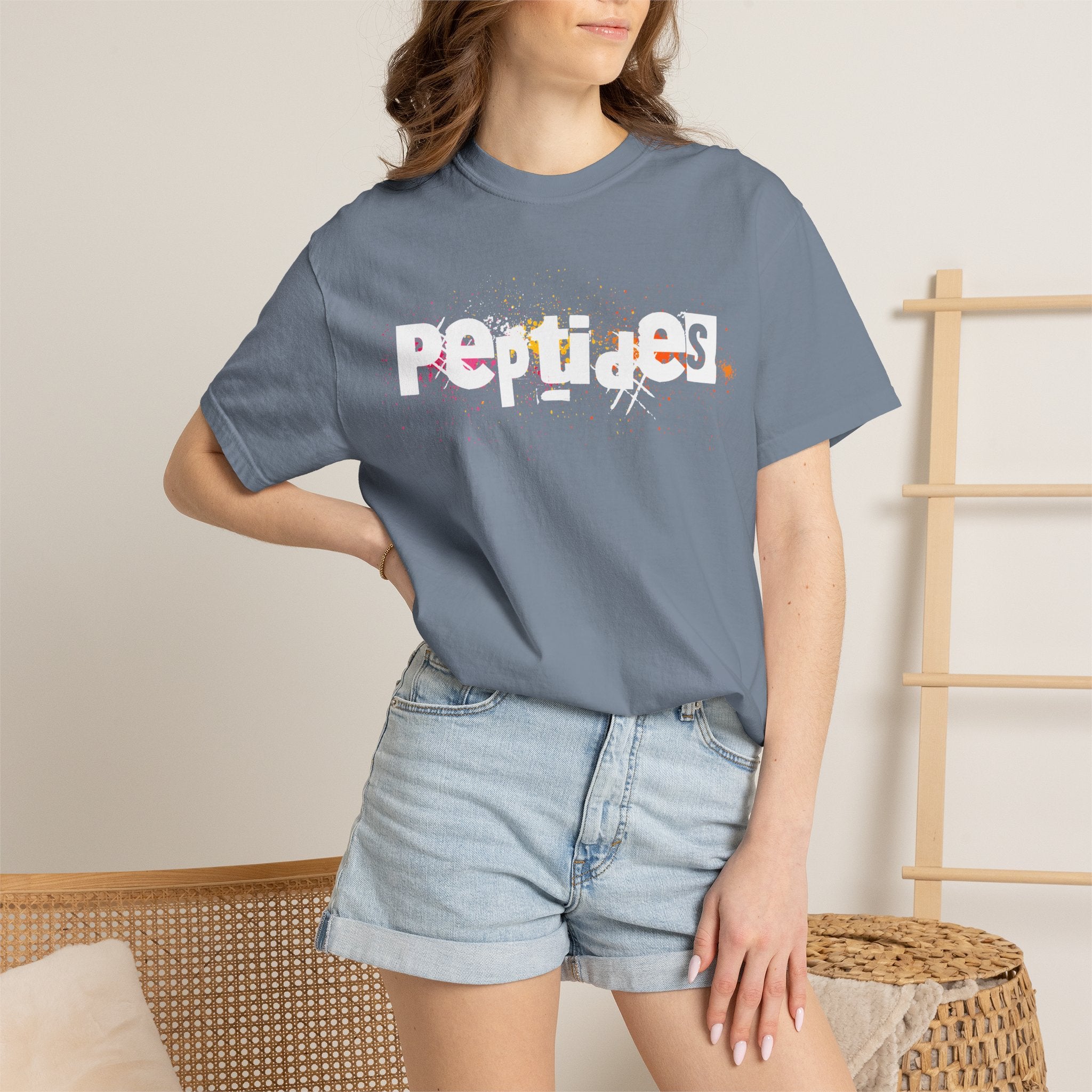 Peptides Shirt-Paint Splatter