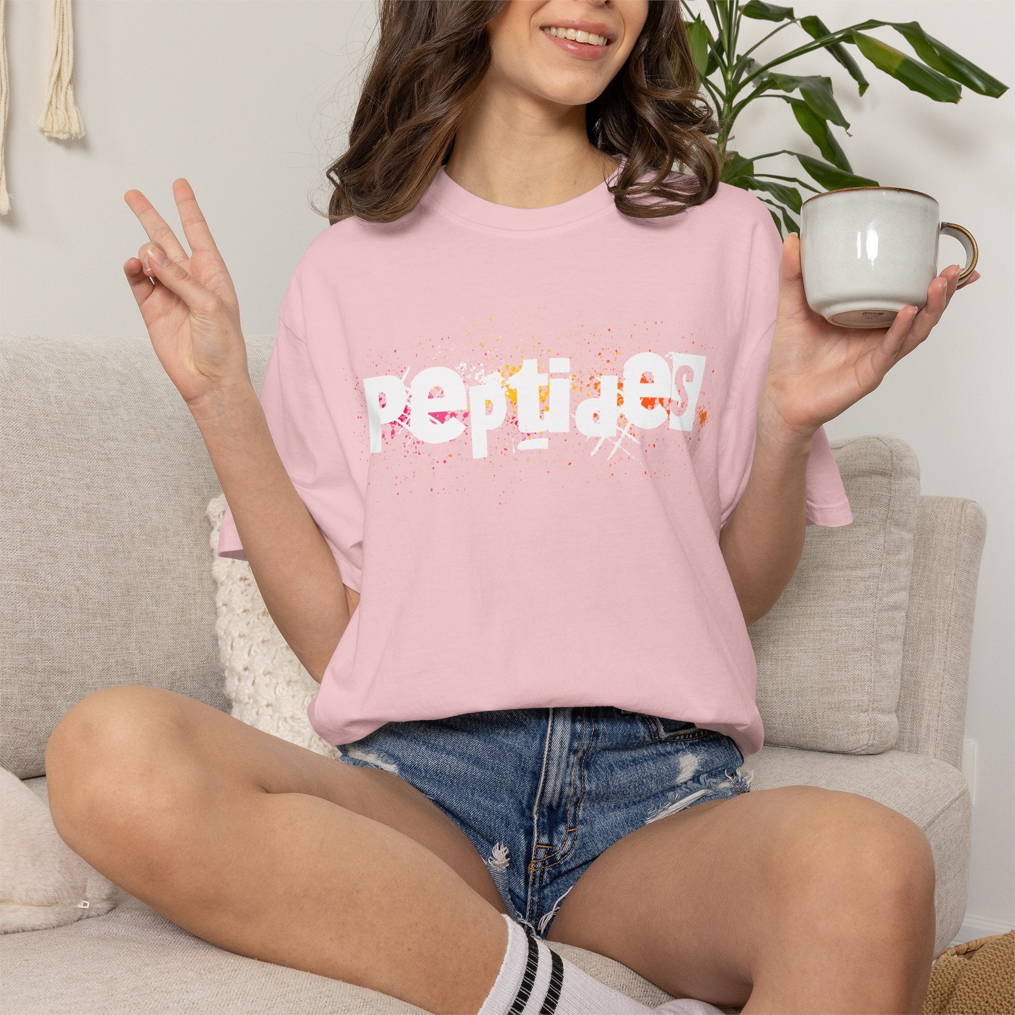 Peptides Shirt-Paint Splatter