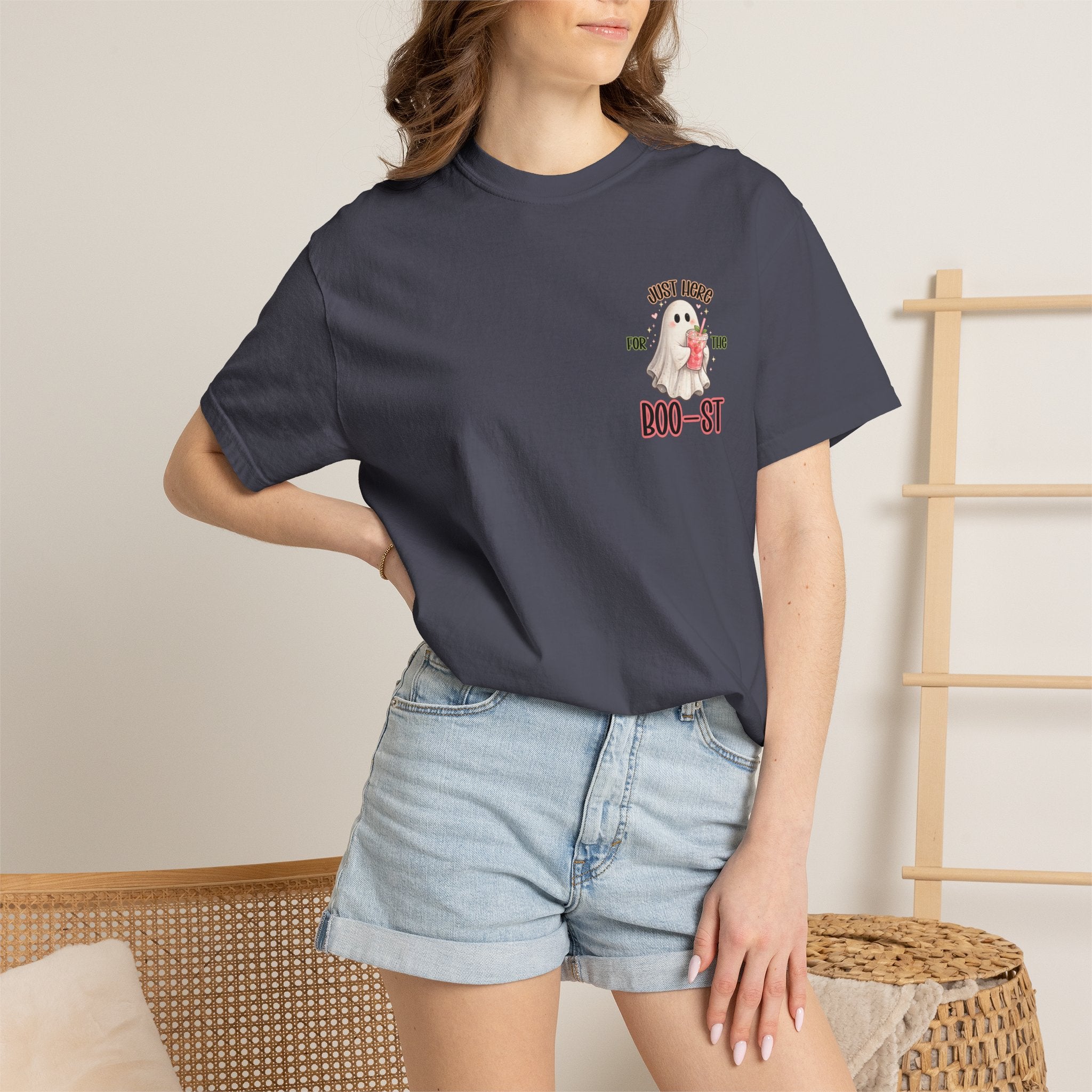 Ghost Boo-st T-Shirt — Cute Halloween Ghost Graphic Tee