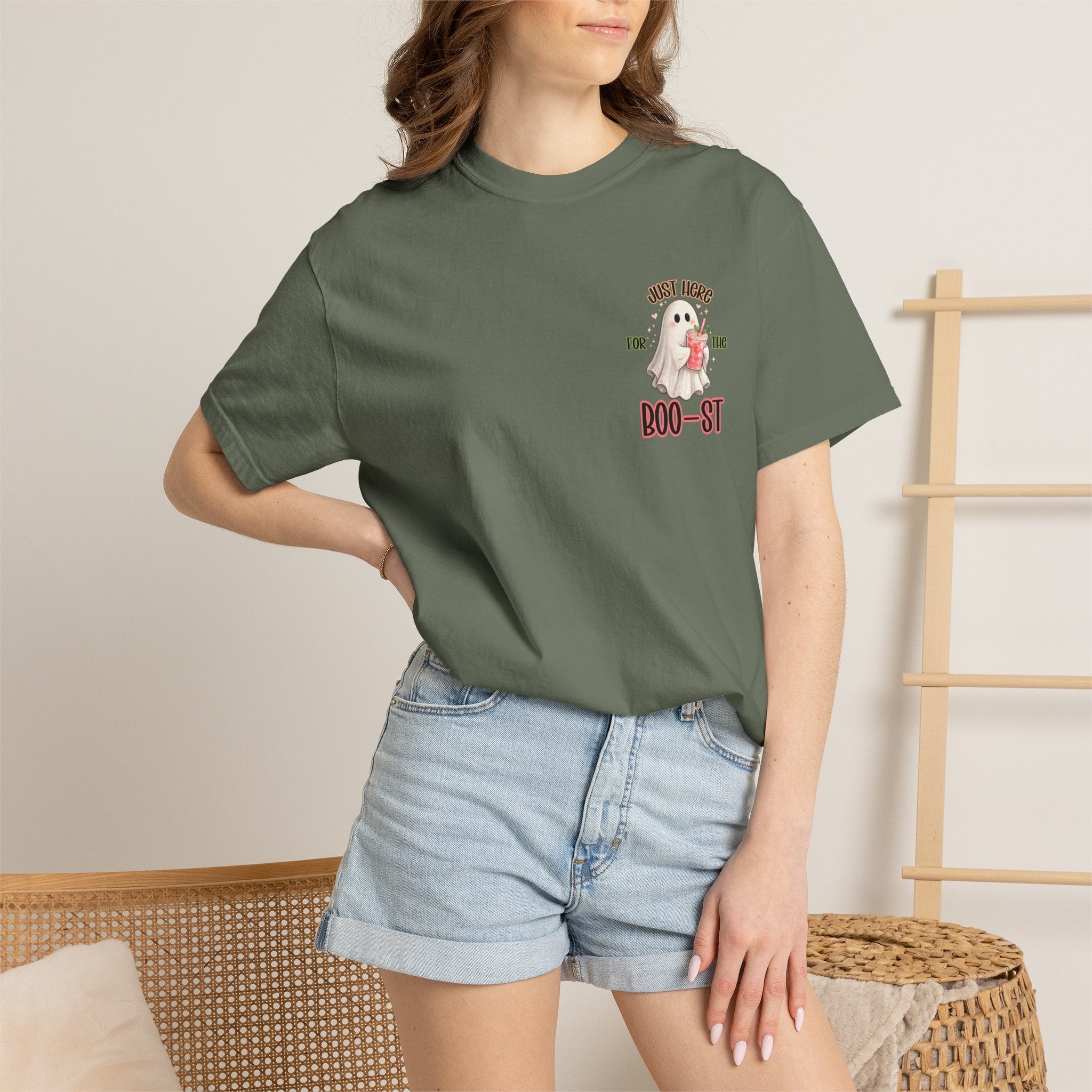 Ghost Boo-st T-Shirt — Cute Halloween Ghost Graphic Tee
