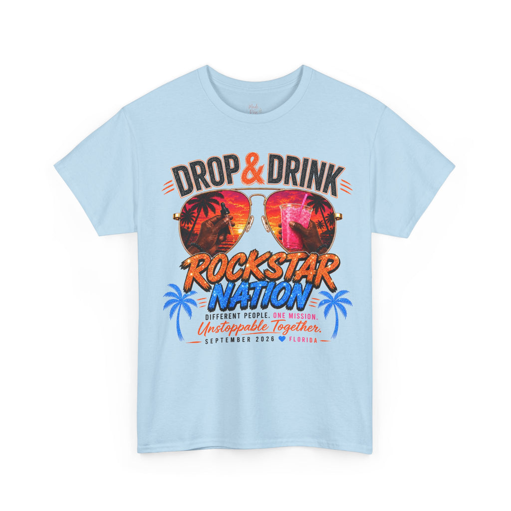 Dark Complexion (Men) Team Black Rockstar Nation Shirt
