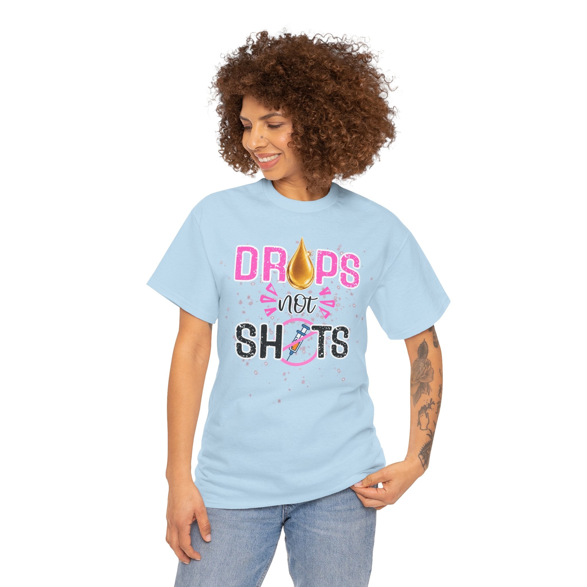 Drops not Shots Graphic Tee
