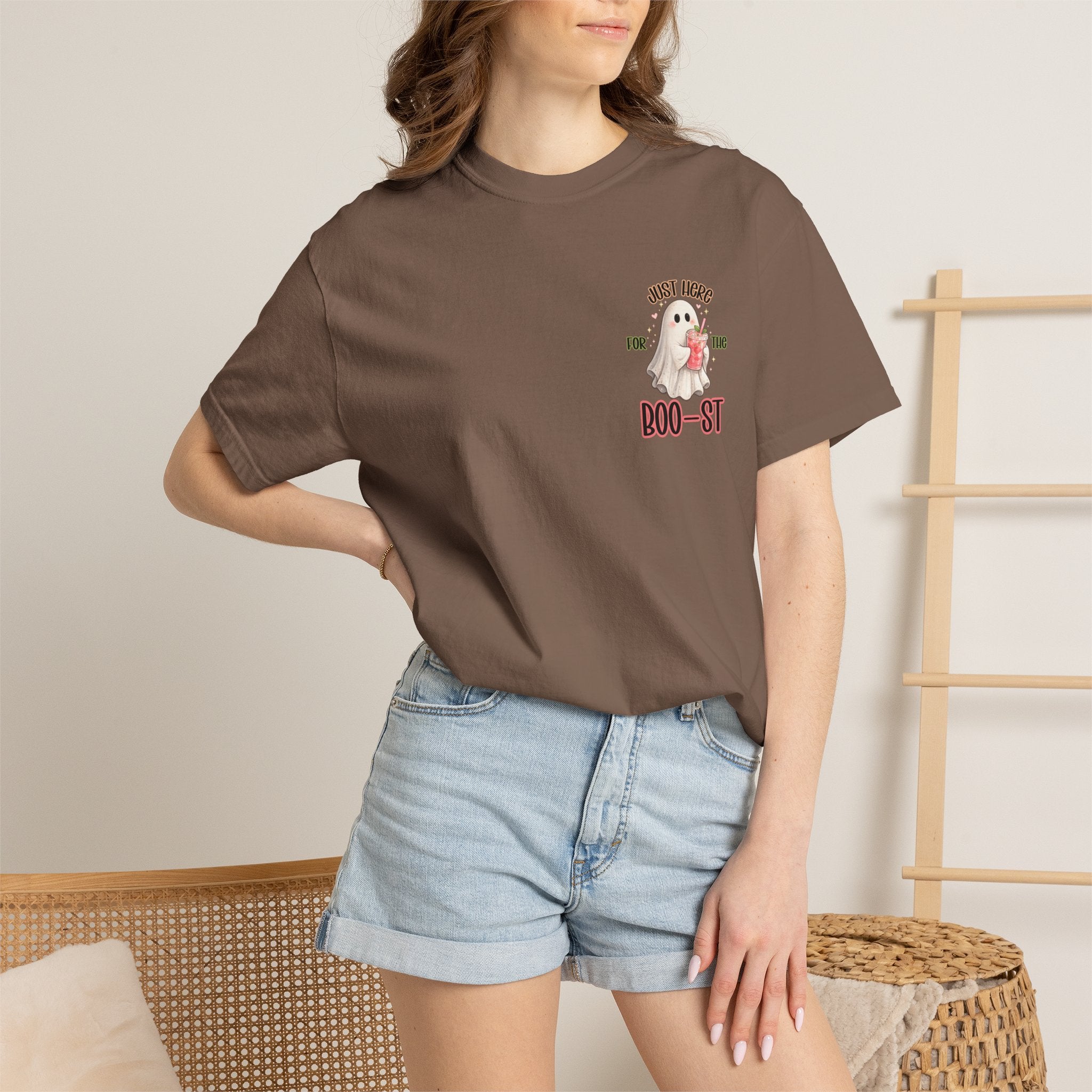 Ghost Boo-st T-Shirt — Cute Halloween Ghost Graphic Tee