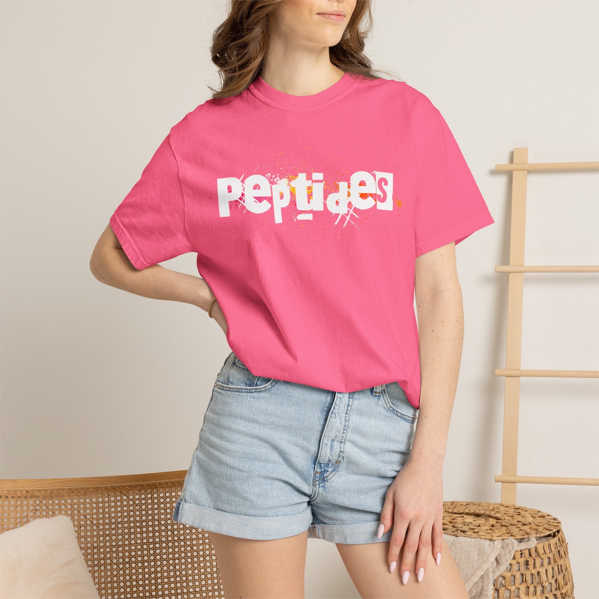 Peptides Shirt-Paint Splatter