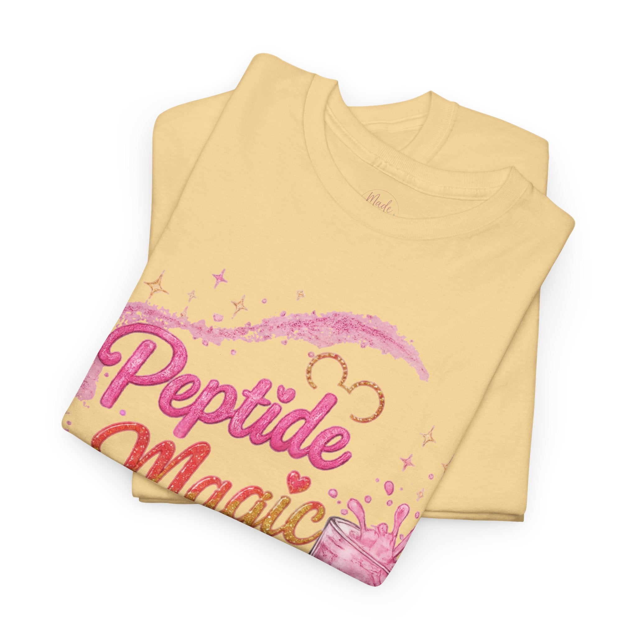 Peptide Magic Tee - Pink Milkshake Aesthetic Graphic T-Shirt