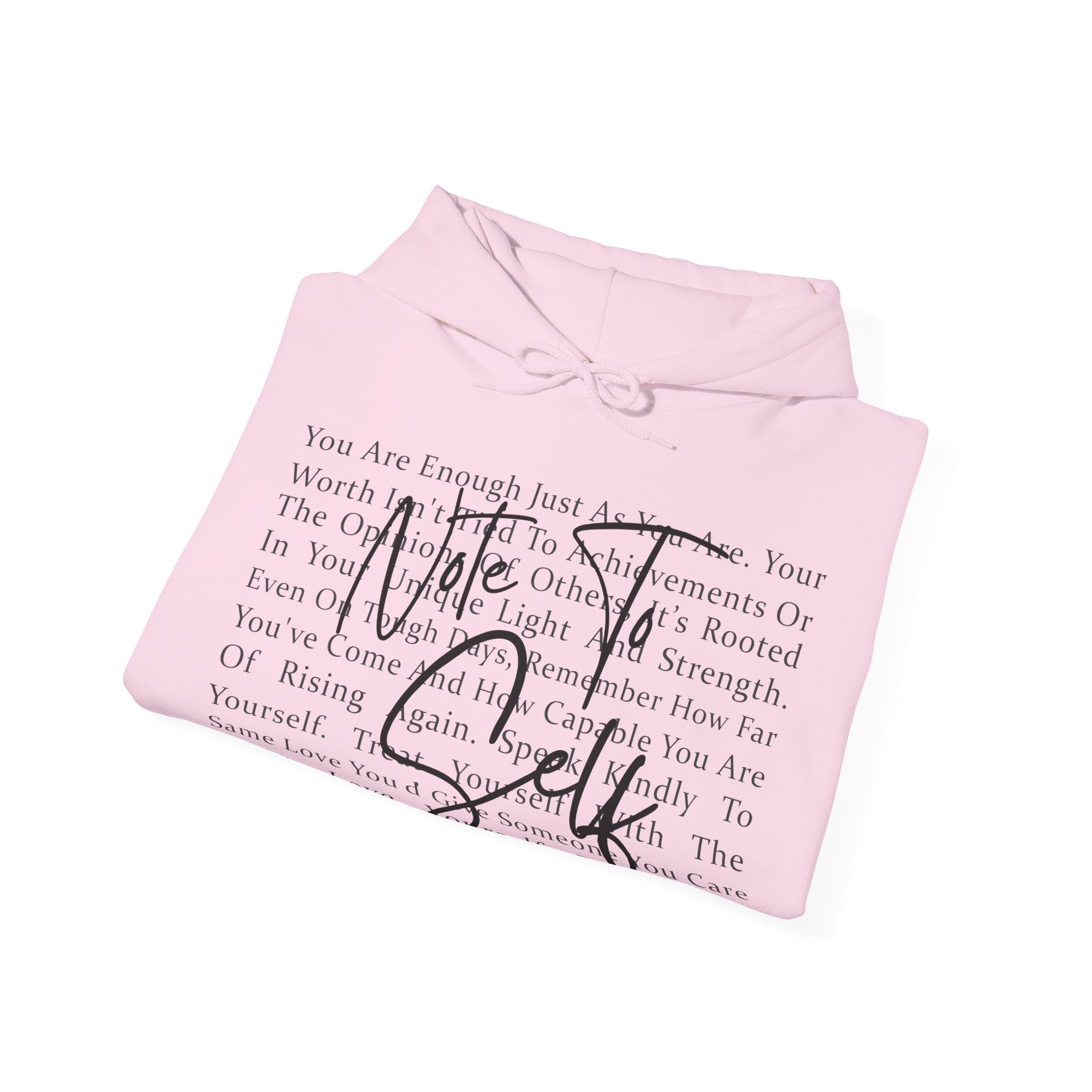 "You Are Enough" Inspirational Script Pullover