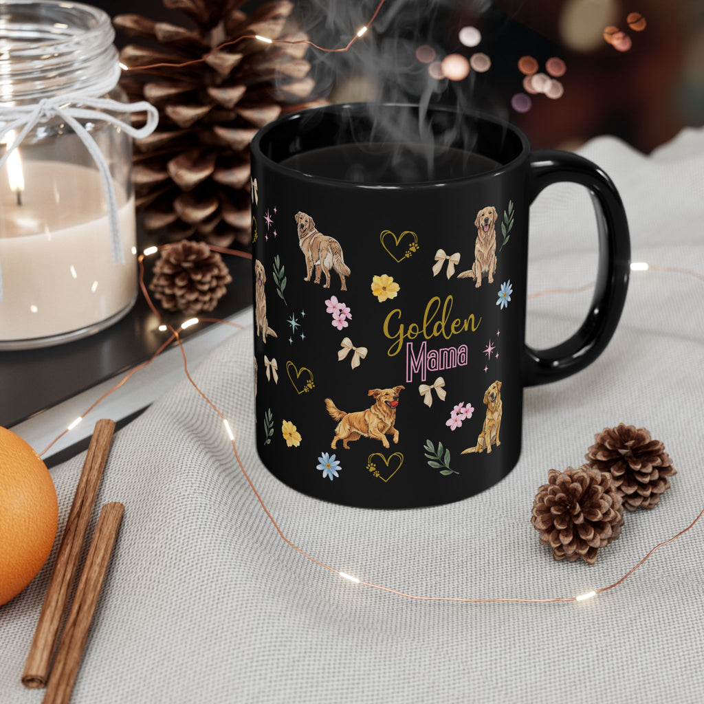 Golden Mama Mug, Golden Retriever Coffee Cup