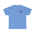 Blue Drink Drop Heart Tee — Cute Minimalist Coffee Graphic T‑Shirt