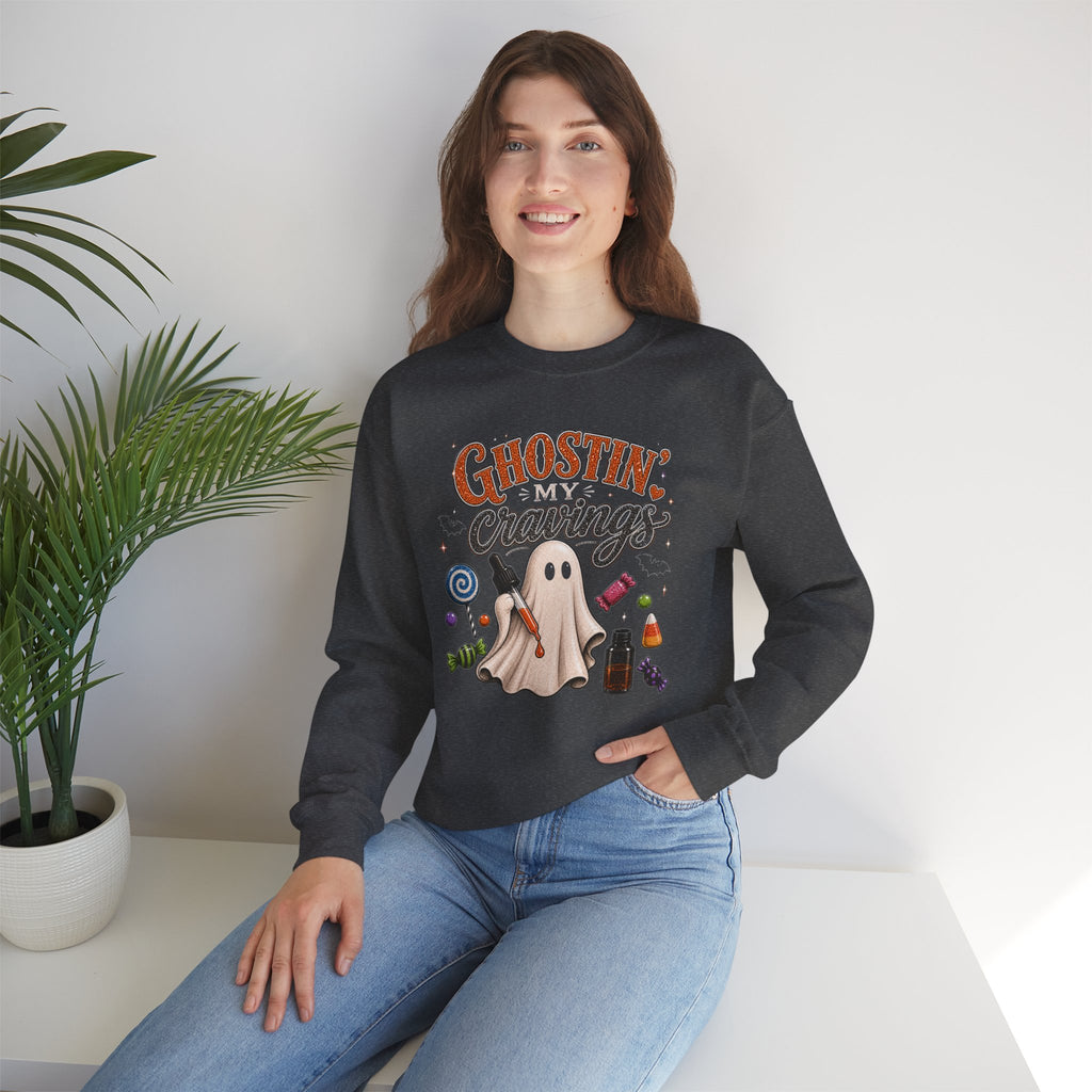 Halloween 'Ghostin' My Cravings' Crewneck Sweatshirt
