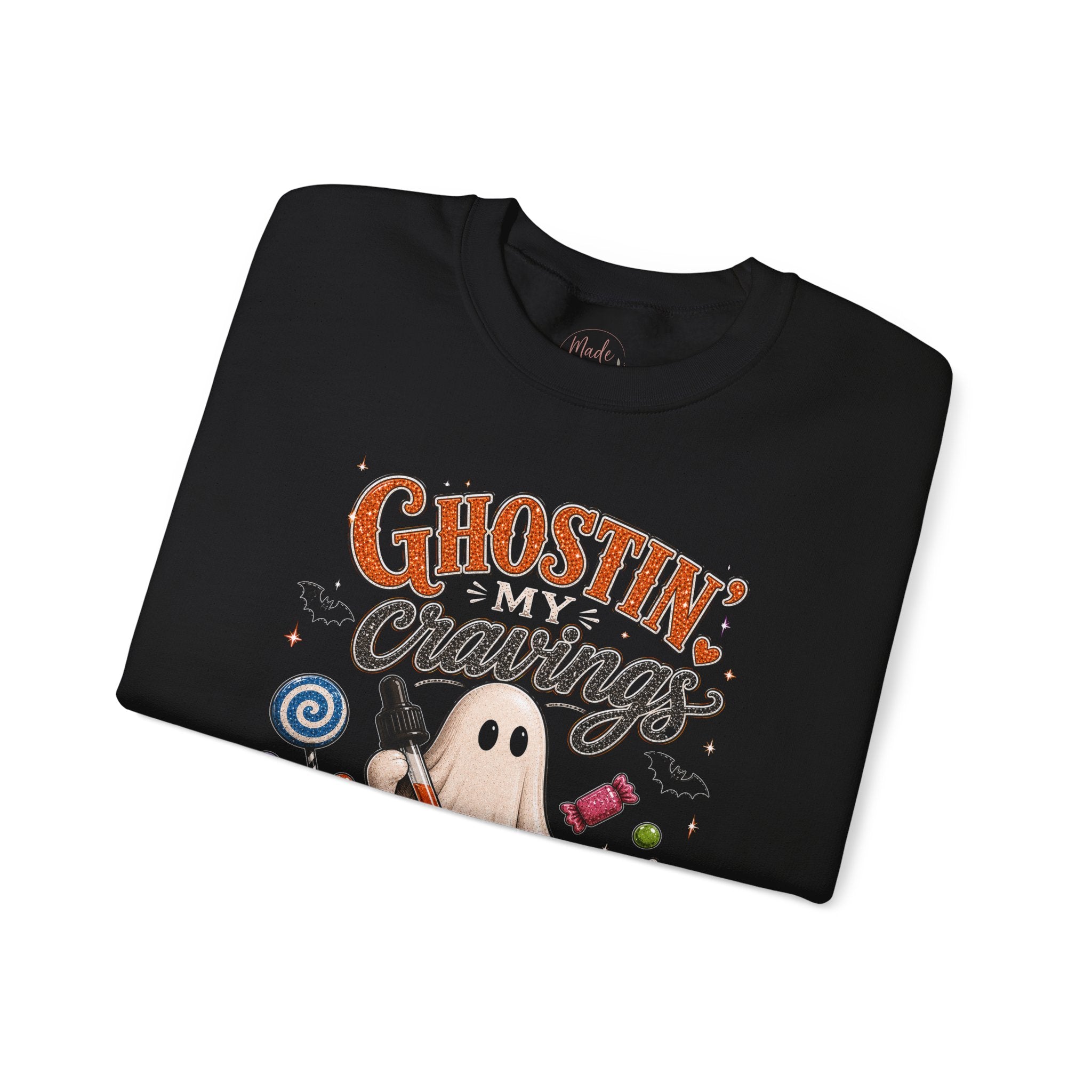 Halloween 'Ghostin' My Cravings' Crewneck Sweatshirt