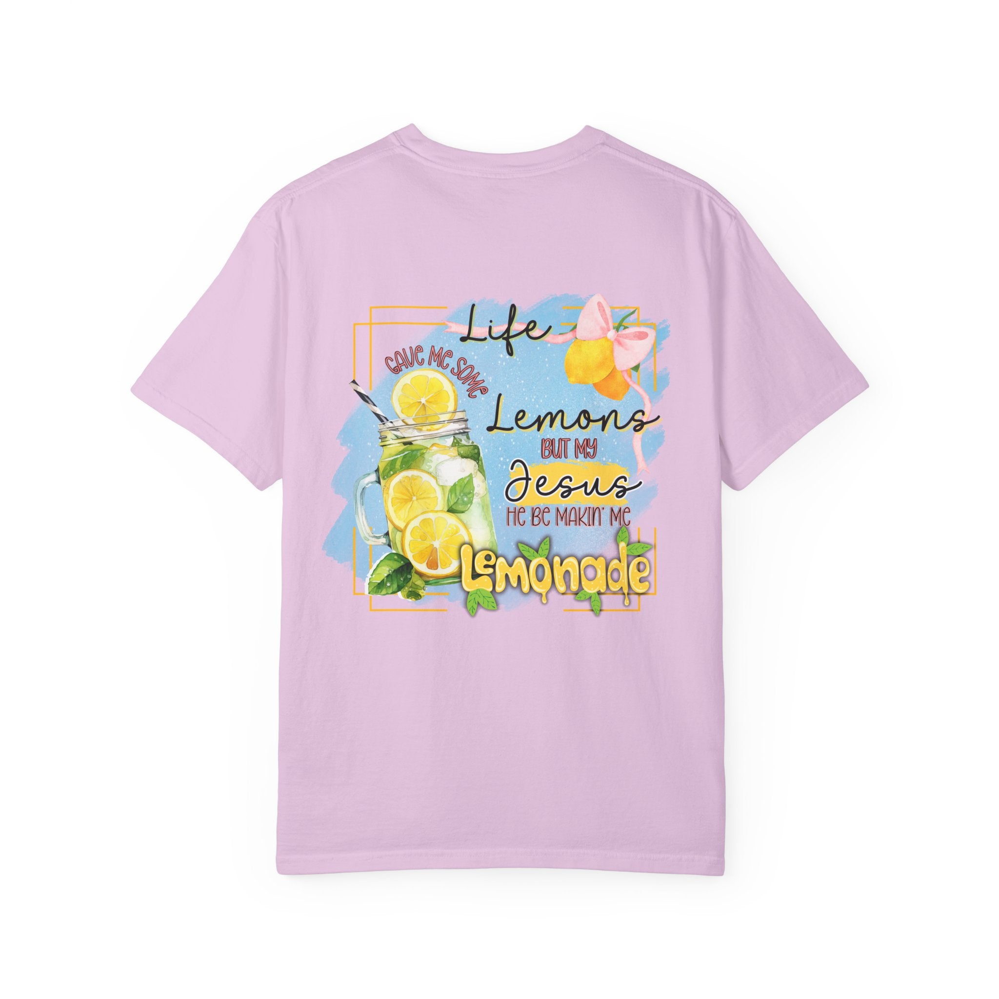 Comfort Colors Life Gave Me Some Lemons T Shirt, Jesus Lemonade Tee, Garment Dyed Faith Shirt, Jesus Lemonade Shirt, Faith Apparel Gift