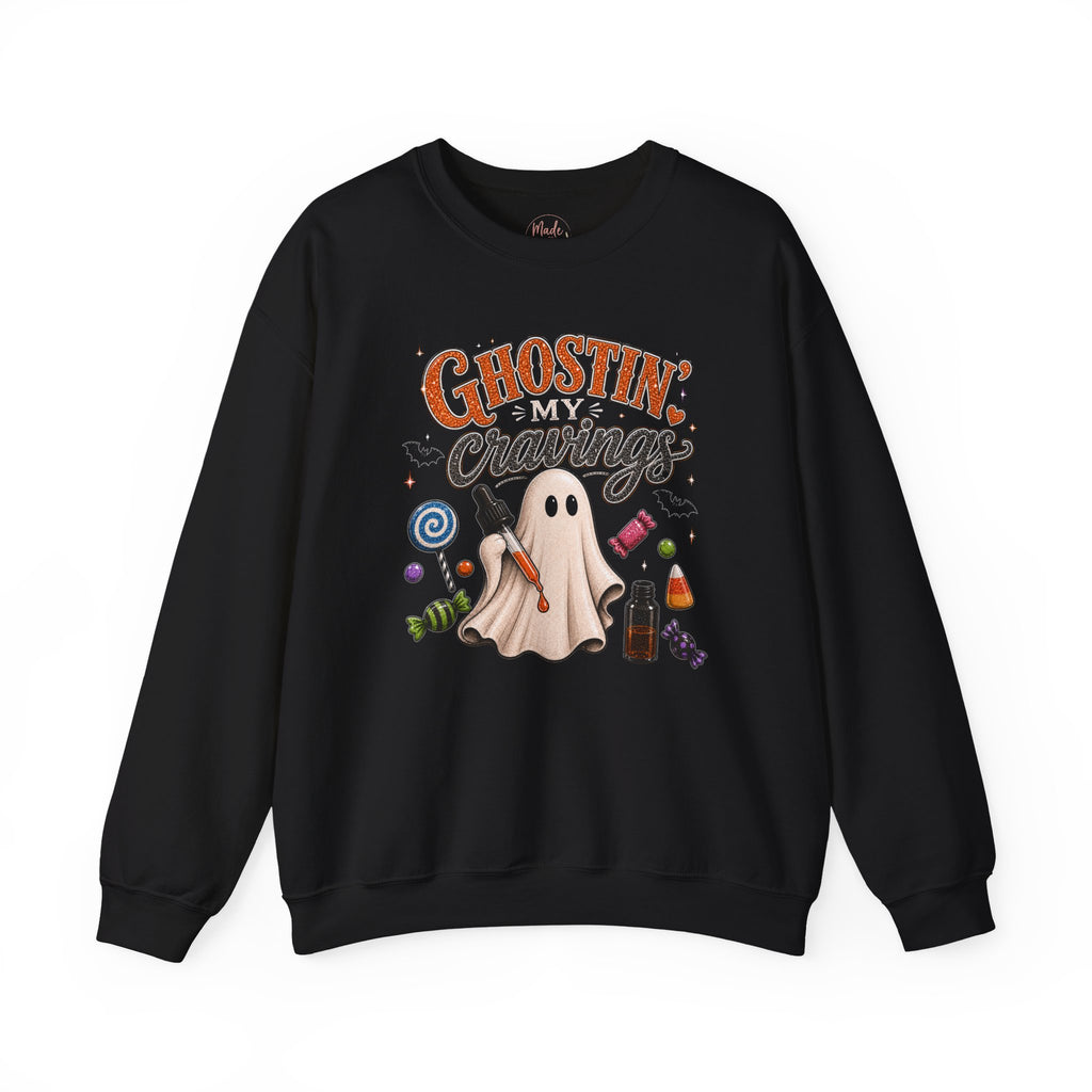 Halloween 'Ghostin' My Cravings' Crewneck Sweatshirt