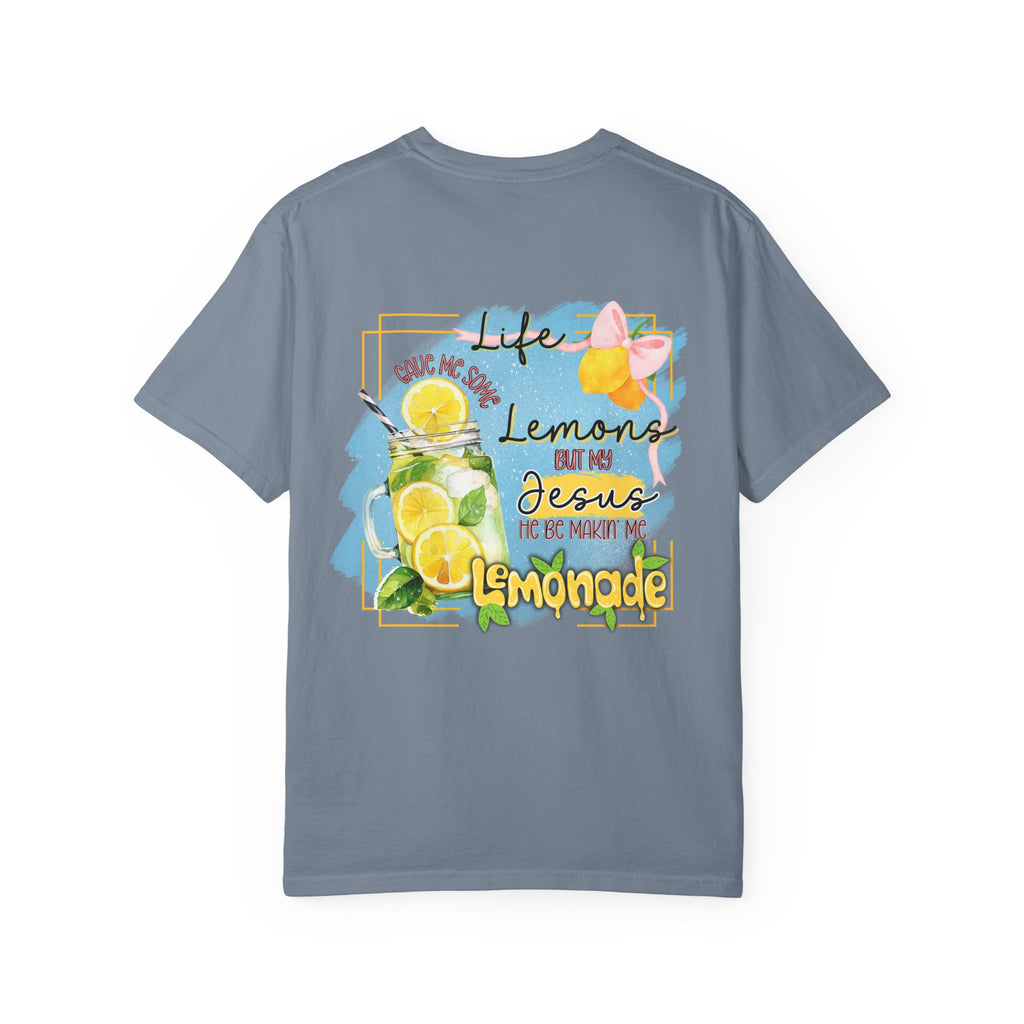 Comfort Colors Life Gave Me Some Lemons T Shirt, Jesus Lemonade Tee, Garment Dyed Faith Shirt, Jesus Lemonade Shirt, Faith Apparel Gift