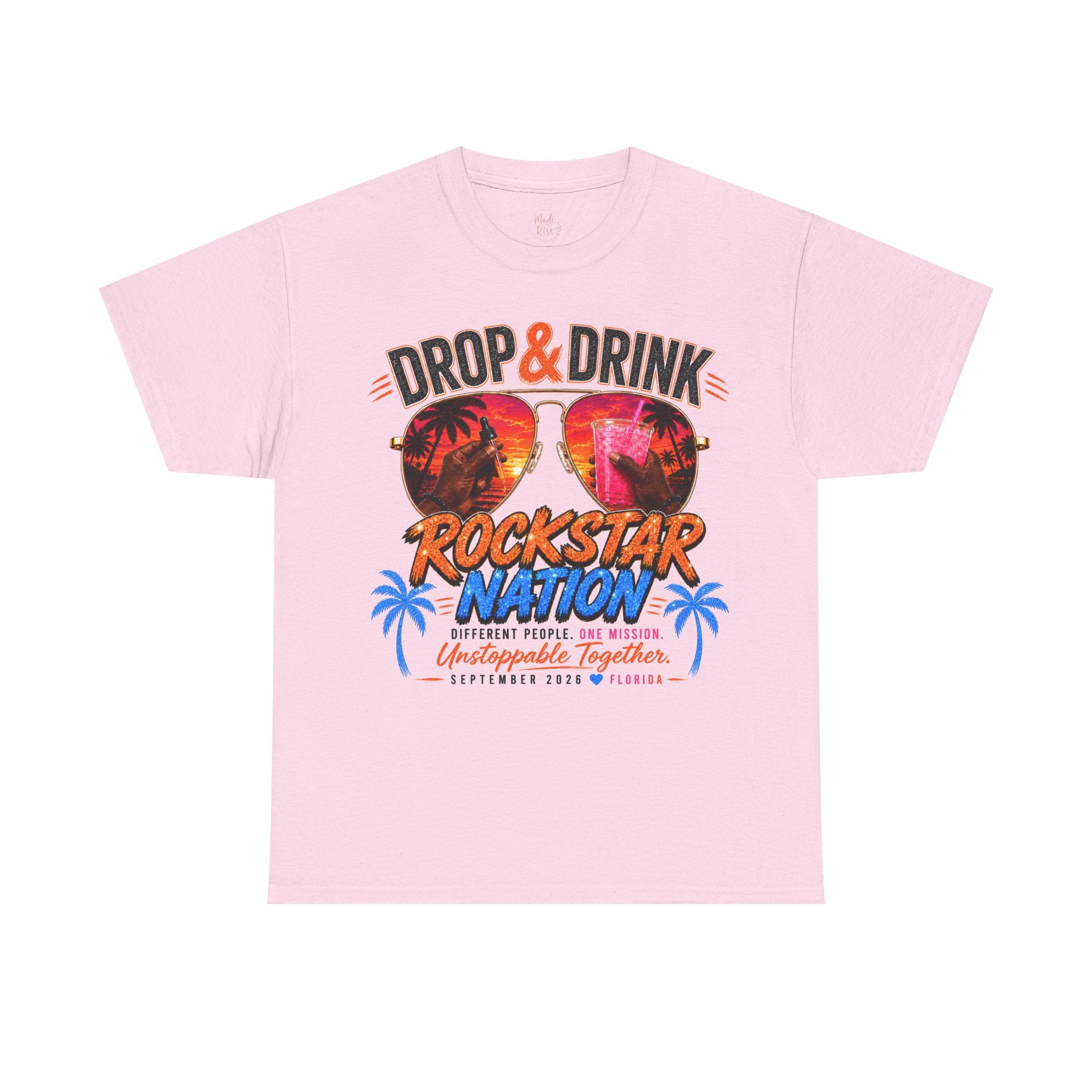 Dark Complexion (Men) Team Black Rockstar Nation Shirt