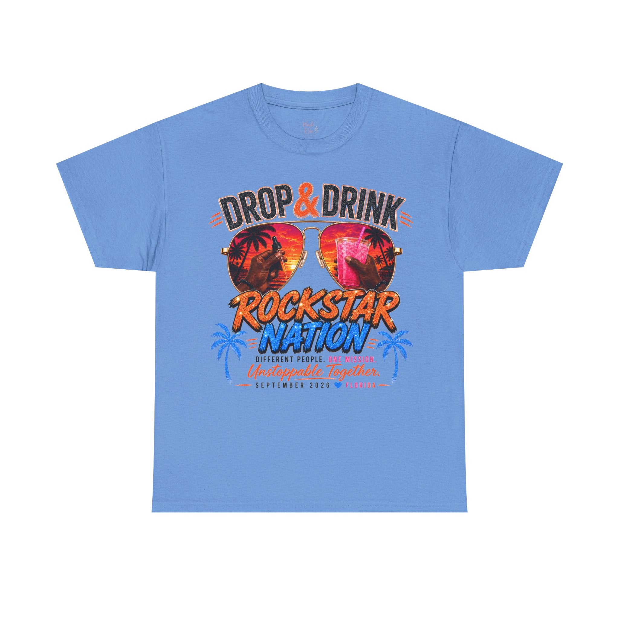 Dark Complexion (Men) Team Black Rockstar Nation Shirt