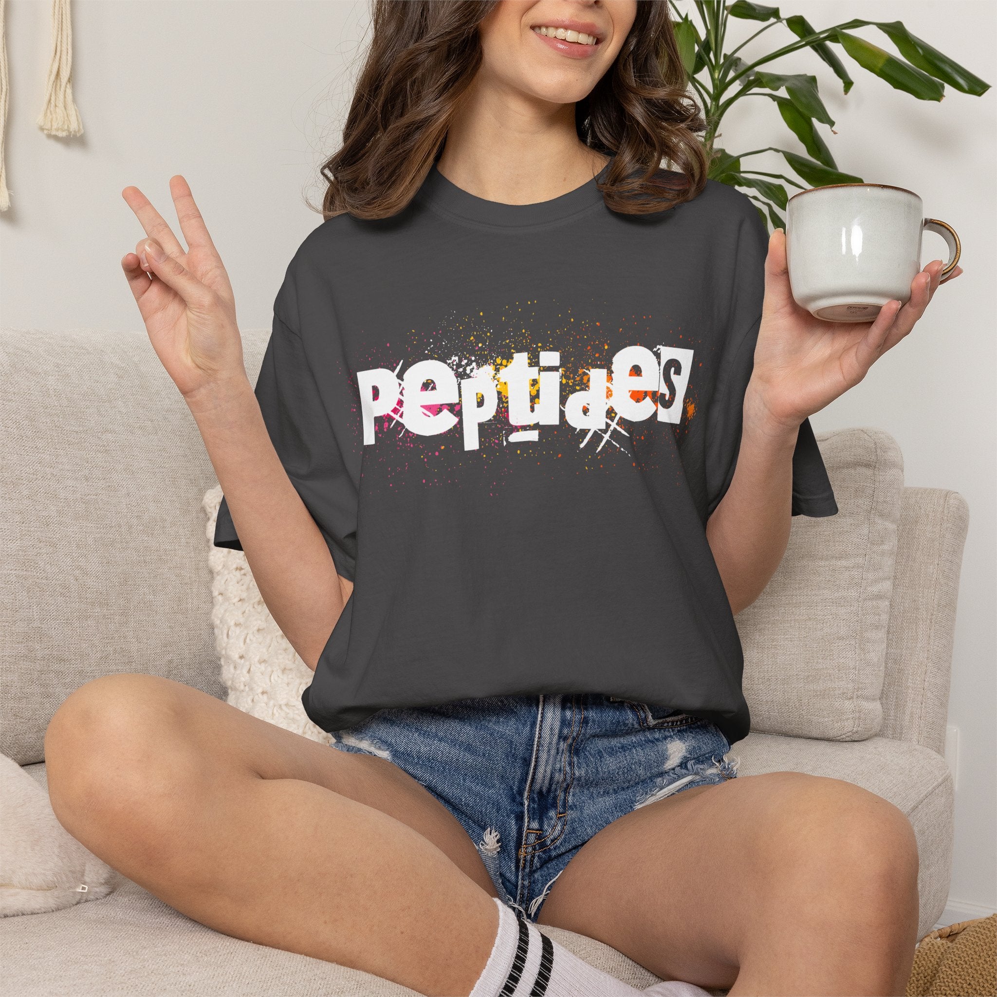 Peptides Shirt-Paint Splatter