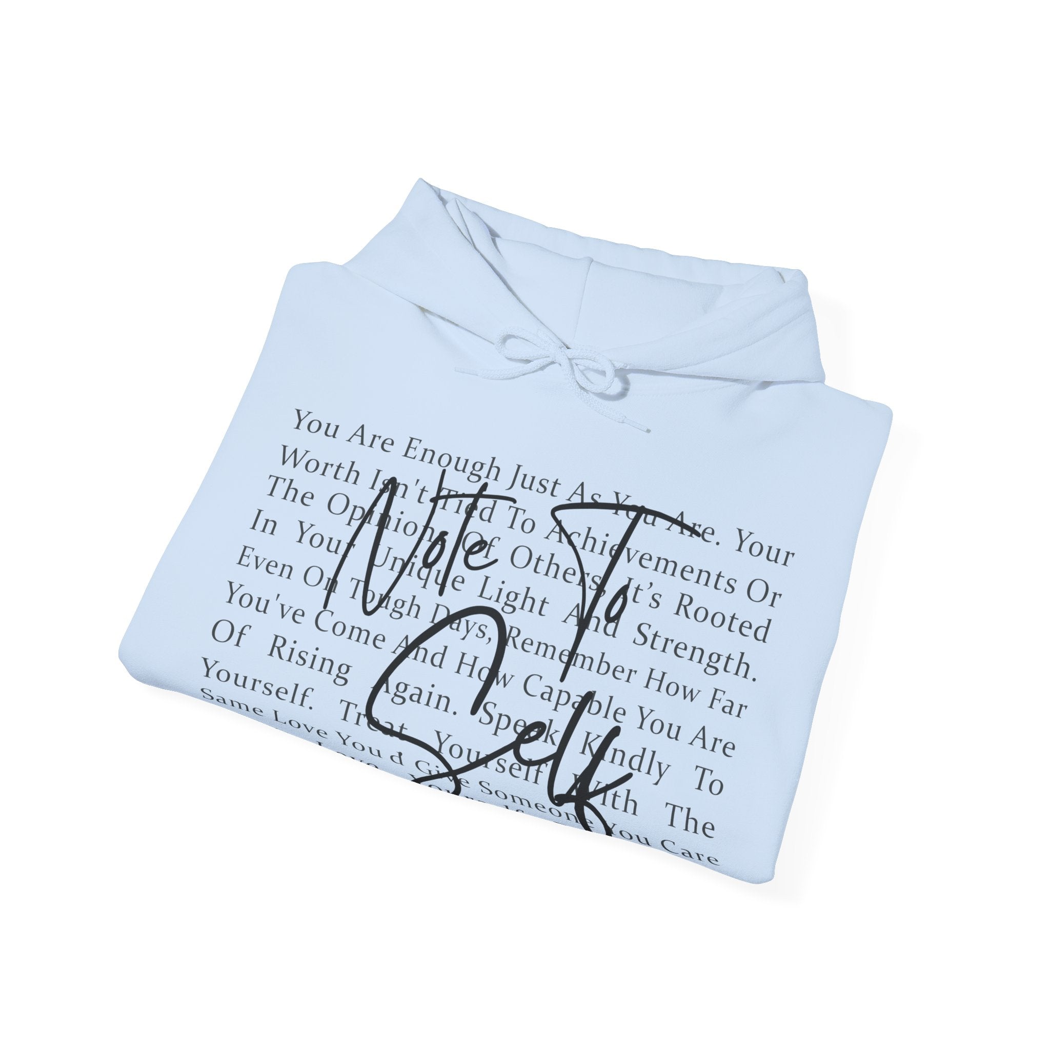 "You Are Enough" Inspirational Script Pullover