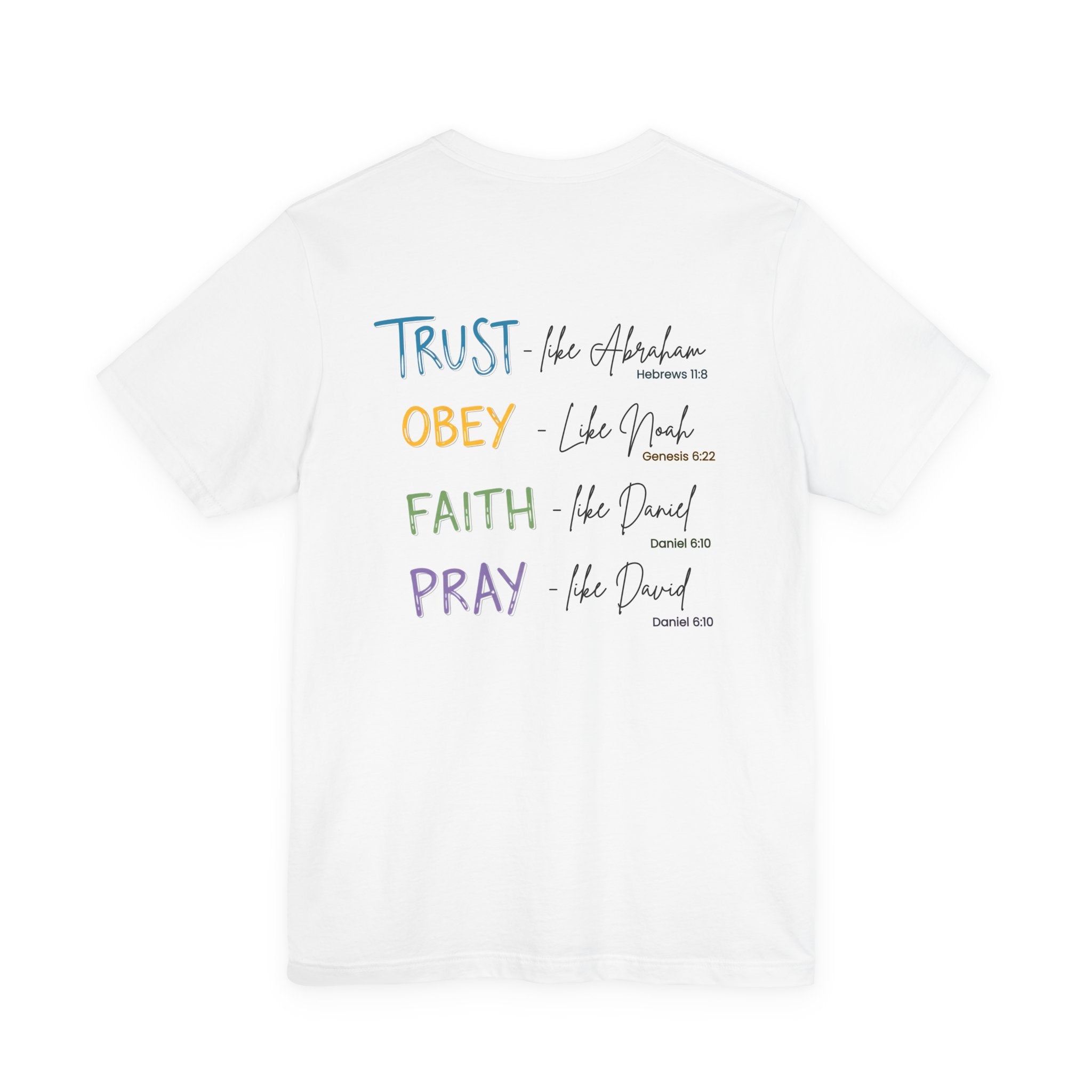 Love Like Jesus Christian Shirt for Women, Trust Obey Pray Faith Scripture Tee, Faith Led Apparel, Bible Study gift, Scripture Reading Shirt