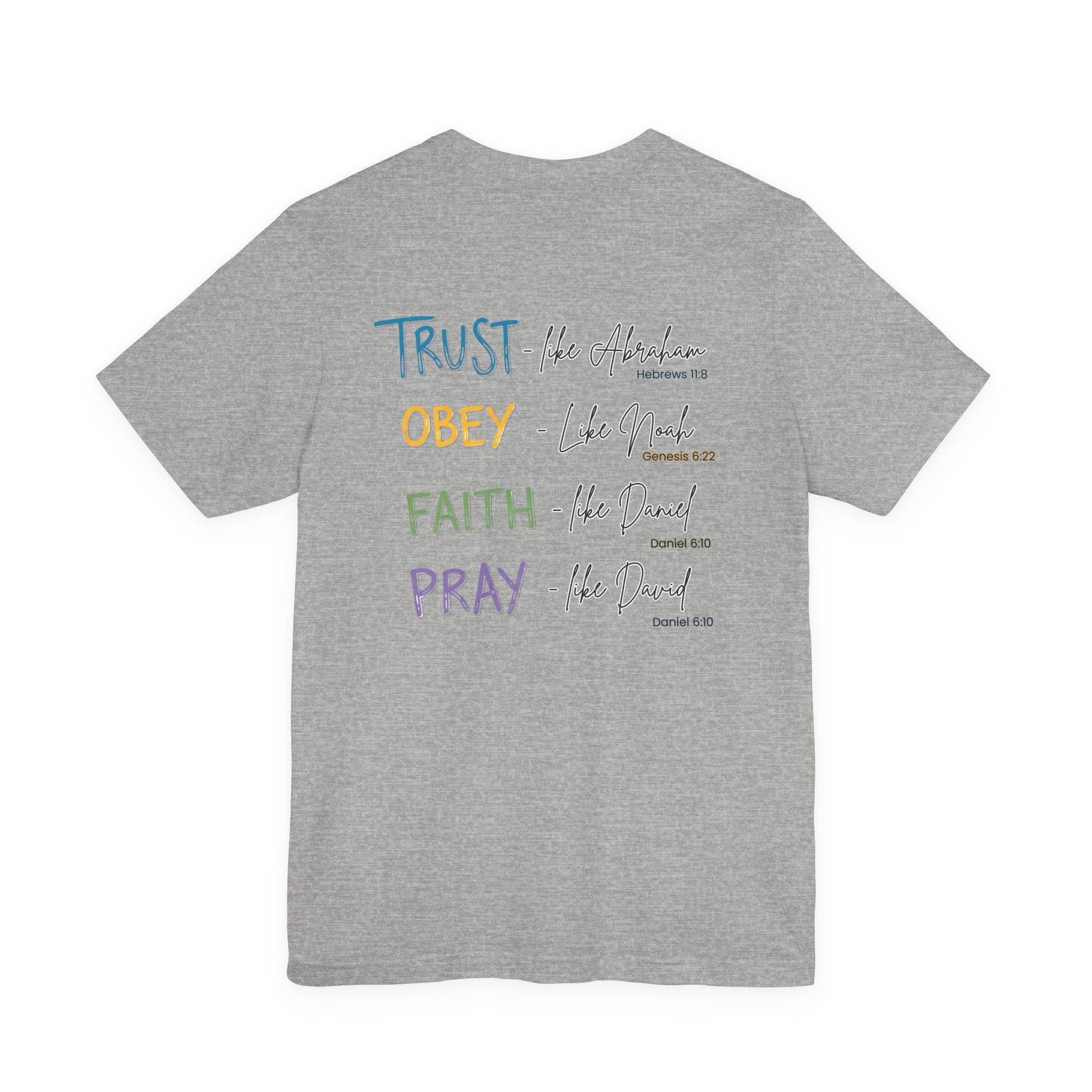 Love Like Jesus Christian Shirt for Women, Trust Obey Pray Faith Scripture Tee, Faith Led Apparel, Bible Study gift, Scripture Reading Shirt