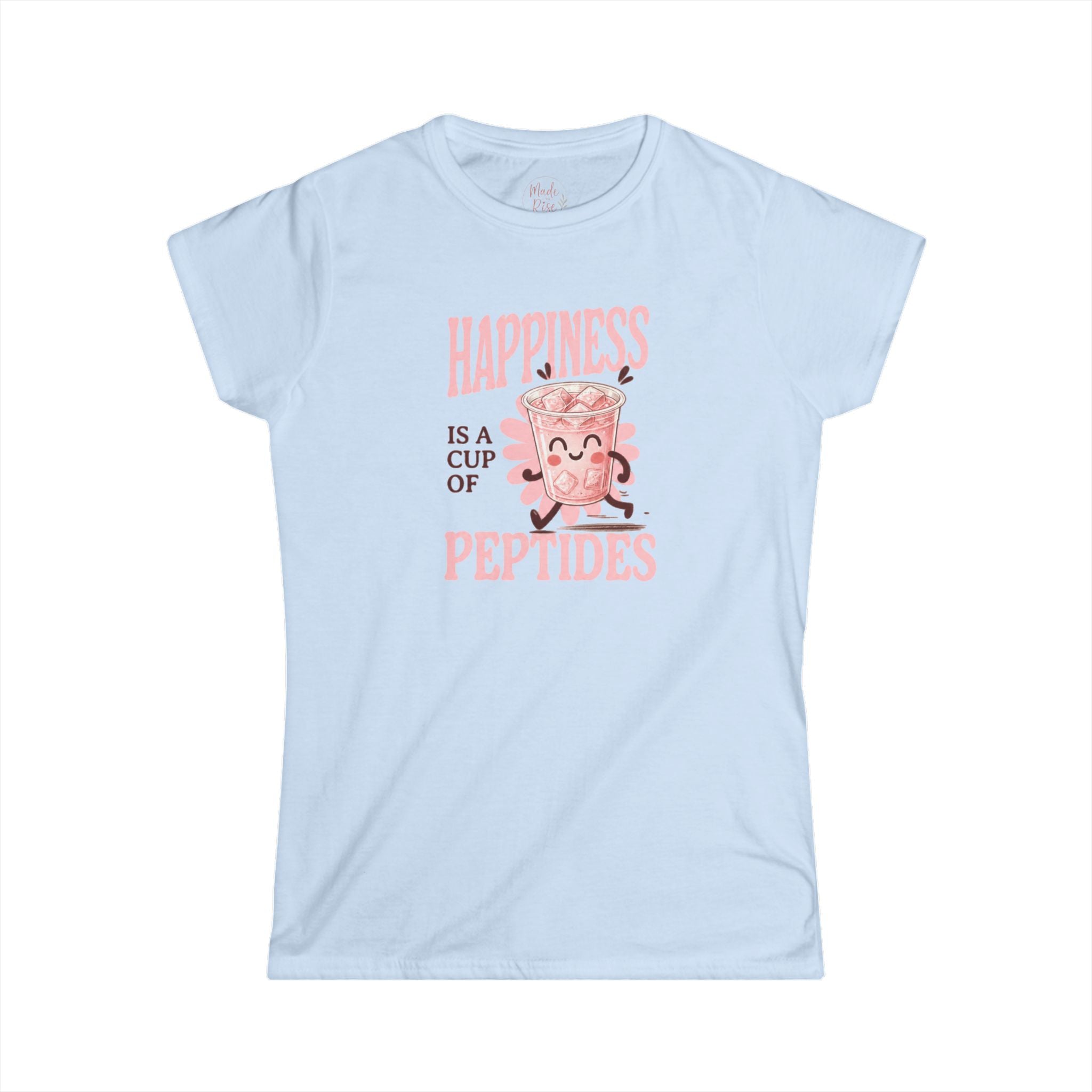 Happiness is a cup of Peptides Women's Tee - Classic Softstyle Crewneck