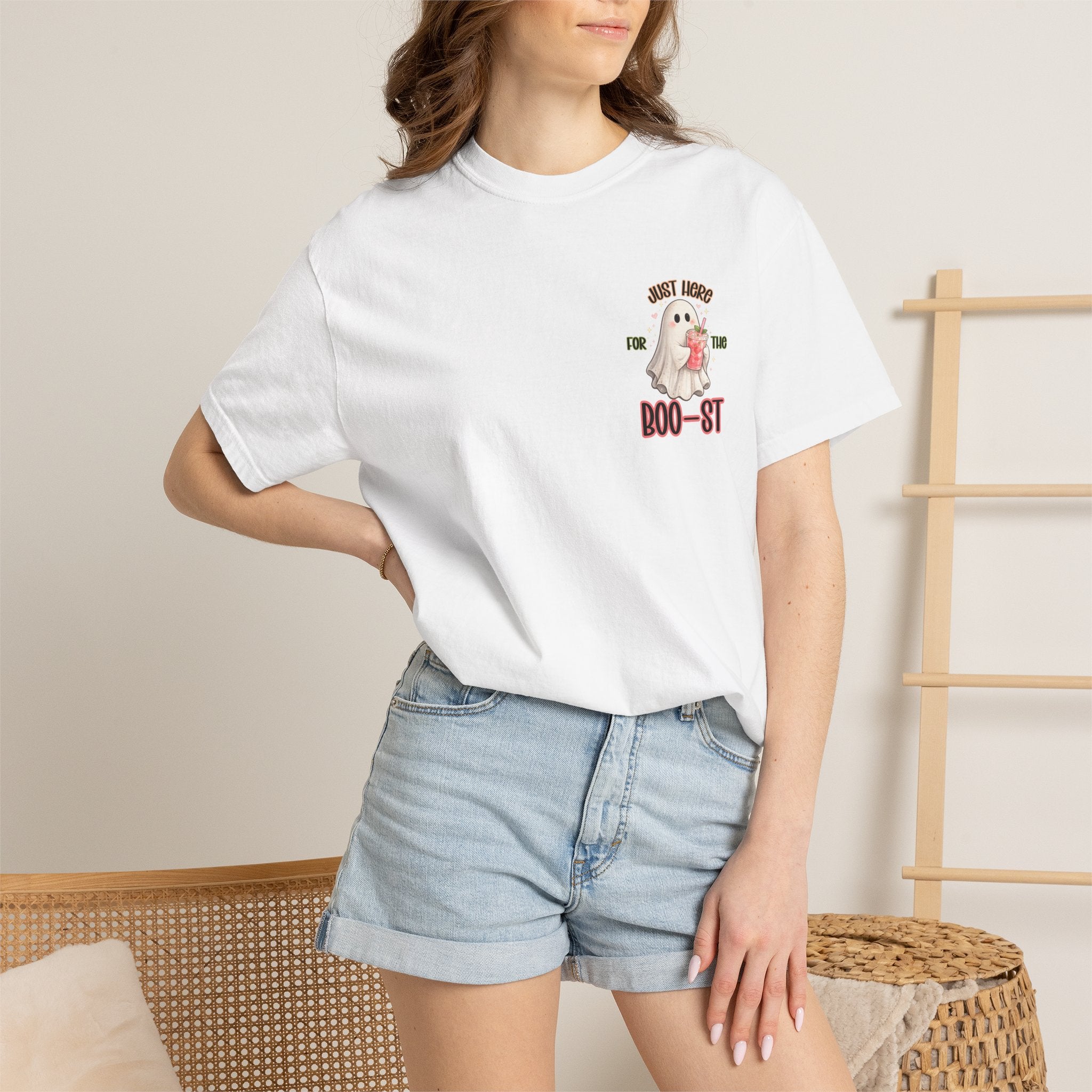 Ghost Boo-st T-Shirt — Cute Halloween Ghost Graphic Tee