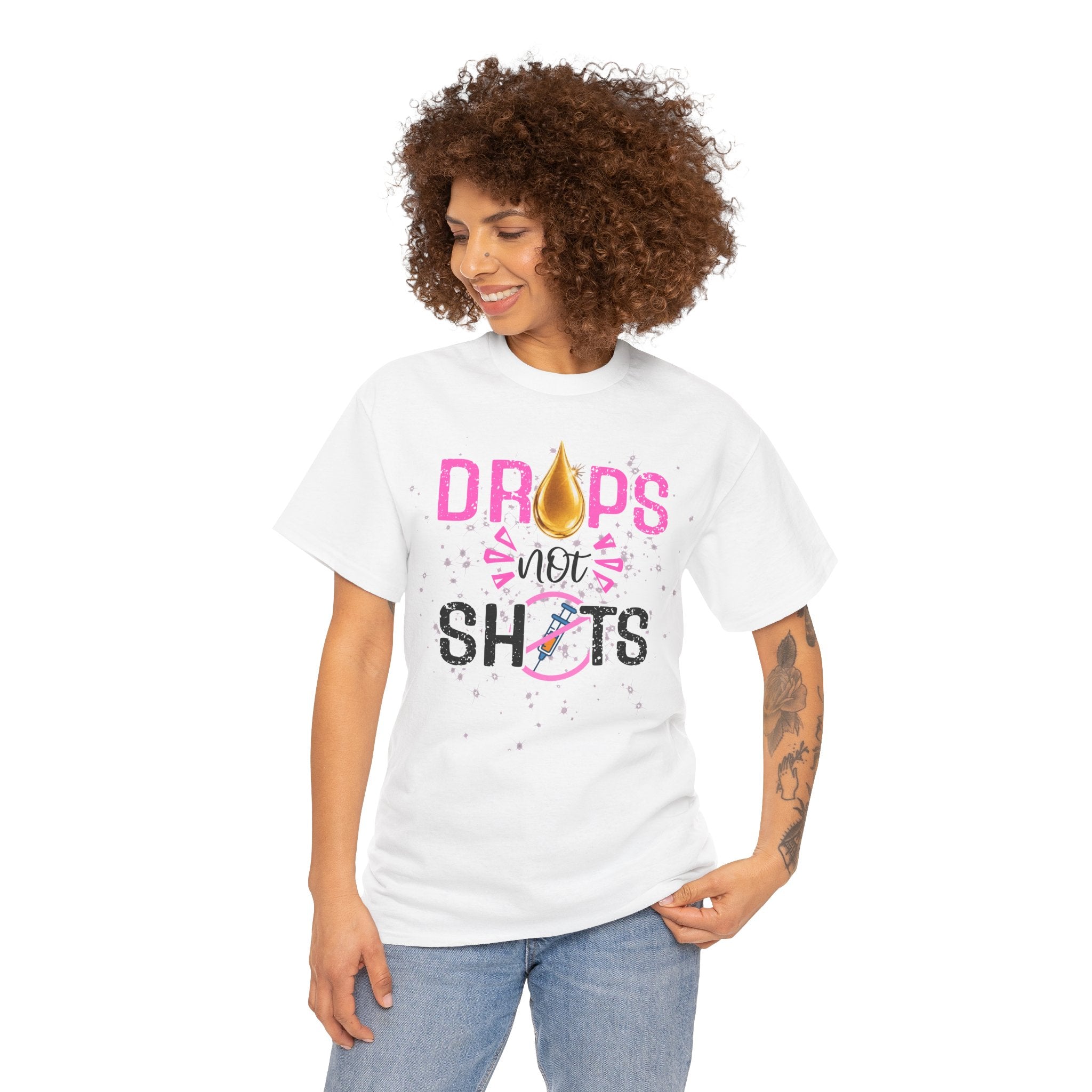 Drops not Shots Graphic Tee