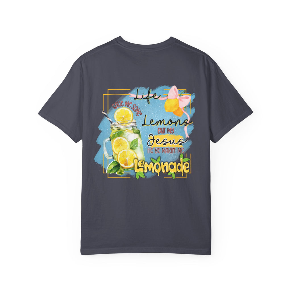 Comfort Colors Life Gave Me Some Lemons T Shirt, Jesus Lemonade Tee, Garment Dyed Faith Shirt, Jesus Lemonade Shirt, Faith Apparel Gift