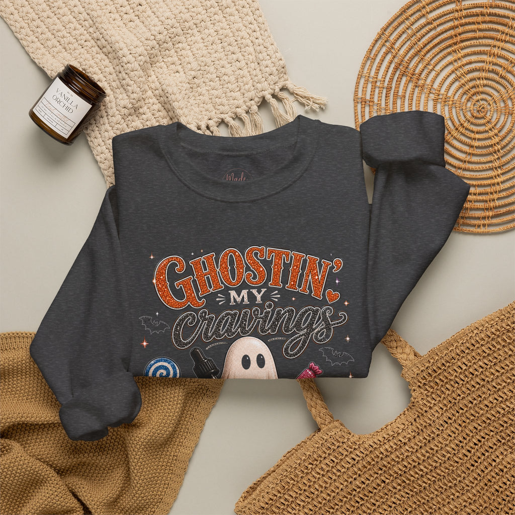 Halloween 'Ghostin' My Cravings' Crewneck Sweatshirt