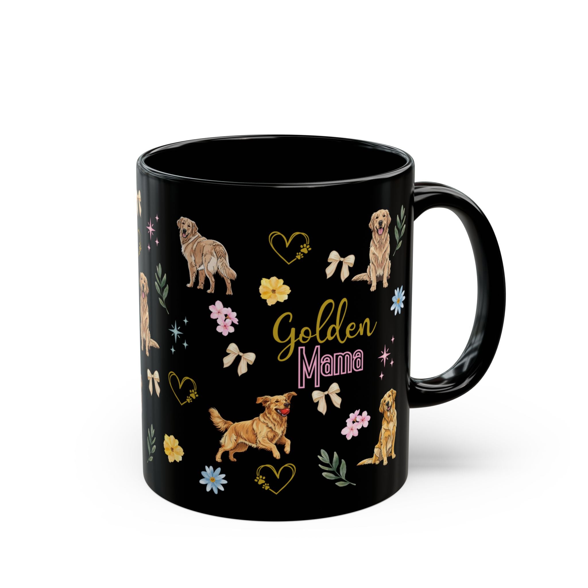 Golden Mama Mug, Golden Retriever Coffee Cup