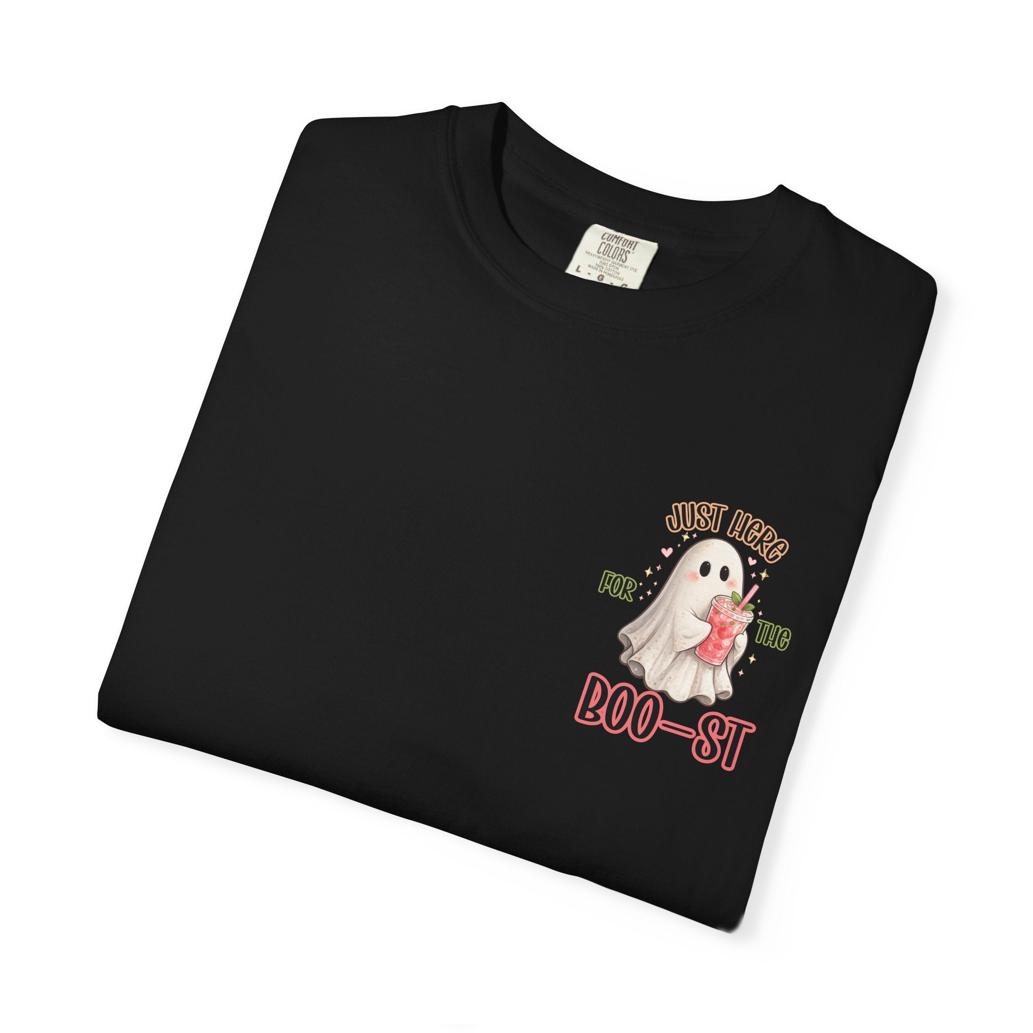 Ghost Boo-st T-Shirt — Cute Halloween Ghost Graphic Tee