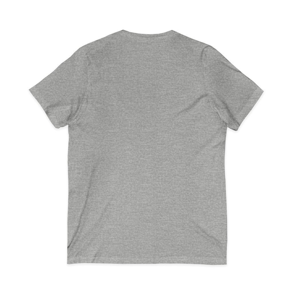 Pumpkin Spice and Peptides V-Neck Tee — Fall Skincare & Coffee Lover Shirt