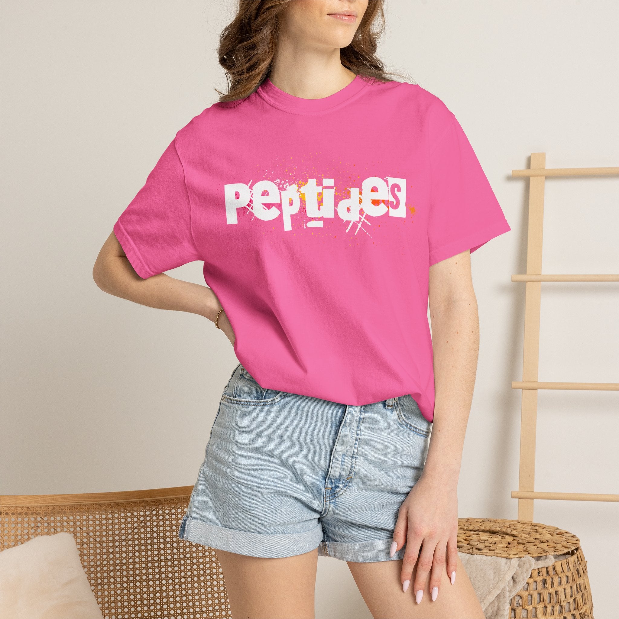 Peptides Shirt-Paint Splatter