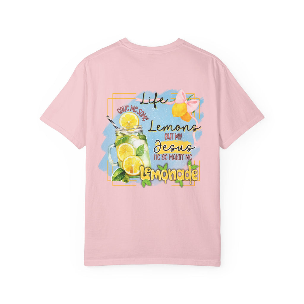 Comfort Colors Life Gave Me Some Lemons T Shirt, Jesus Lemonade Tee, Garment Dyed Faith Shirt, Jesus Lemonade Shirt, Faith Apparel Gift