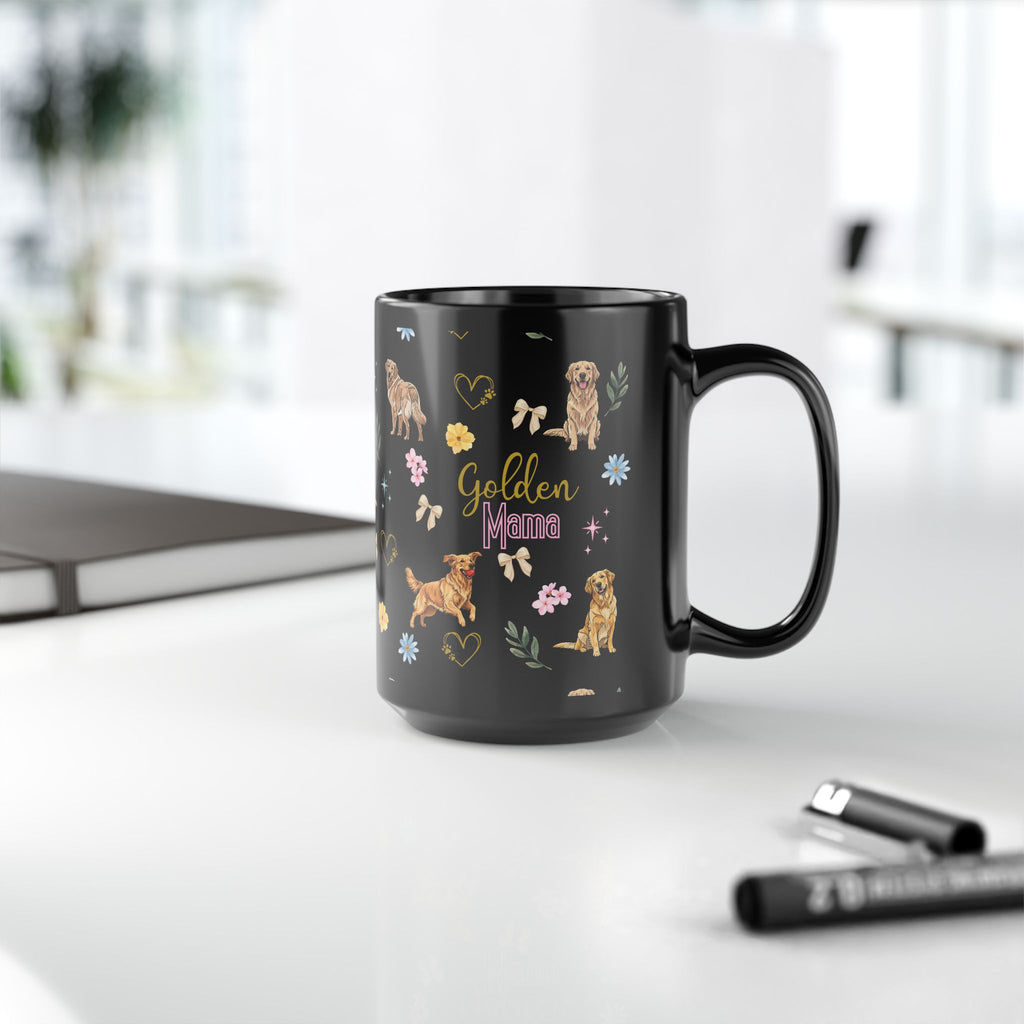 Golden Mama Mug, Golden Retriever Coffee Cup