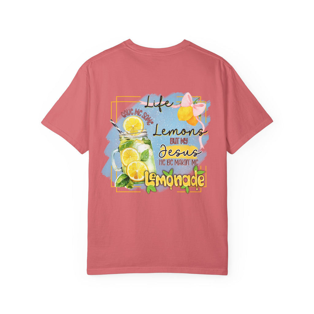 Comfort Colors Life Gave Me Some Lemons T Shirt, Jesus Lemonade Tee, Garment Dyed Faith Shirt, Jesus Lemonade Shirt, Faith Apparel Gift