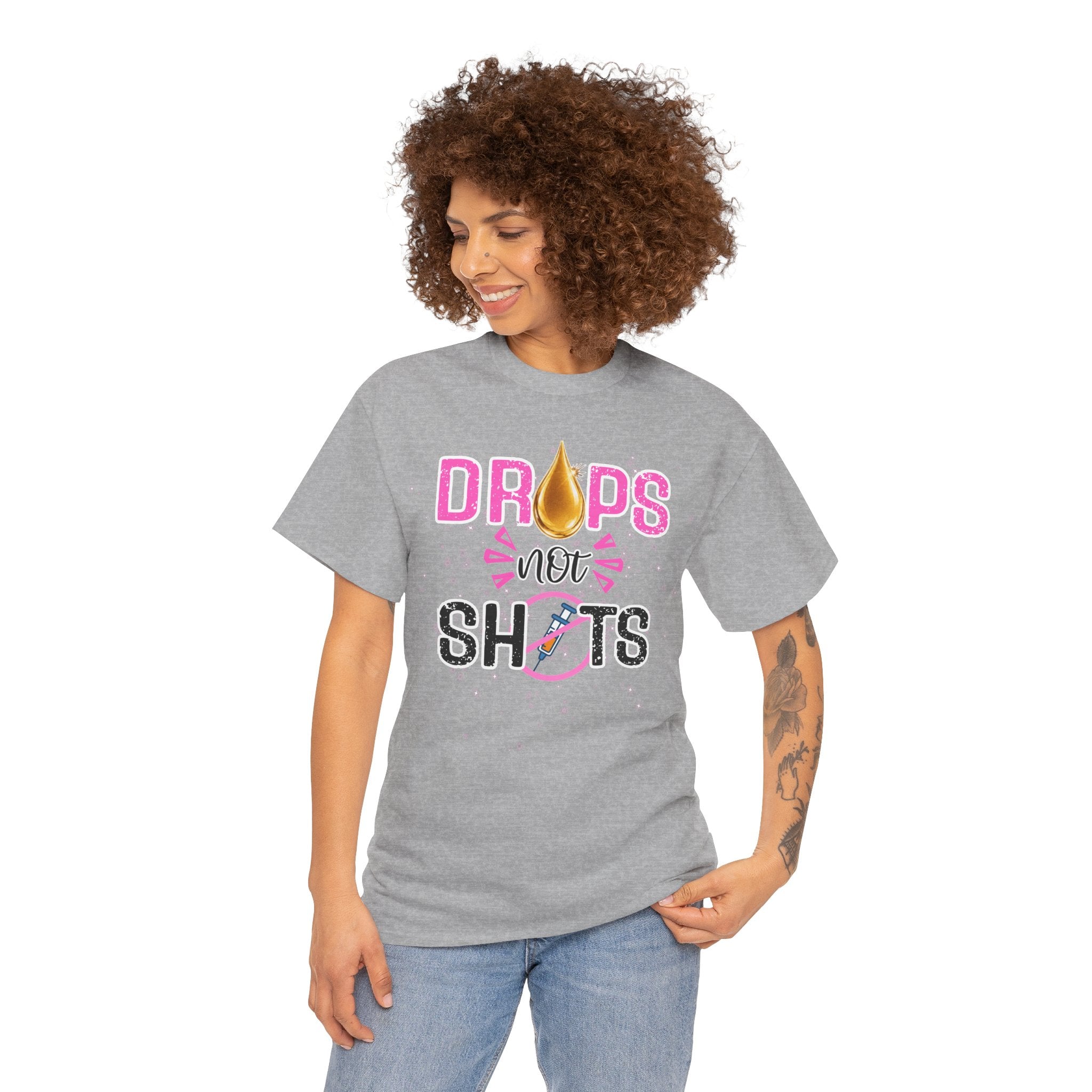 Drops not Shots Graphic Tee